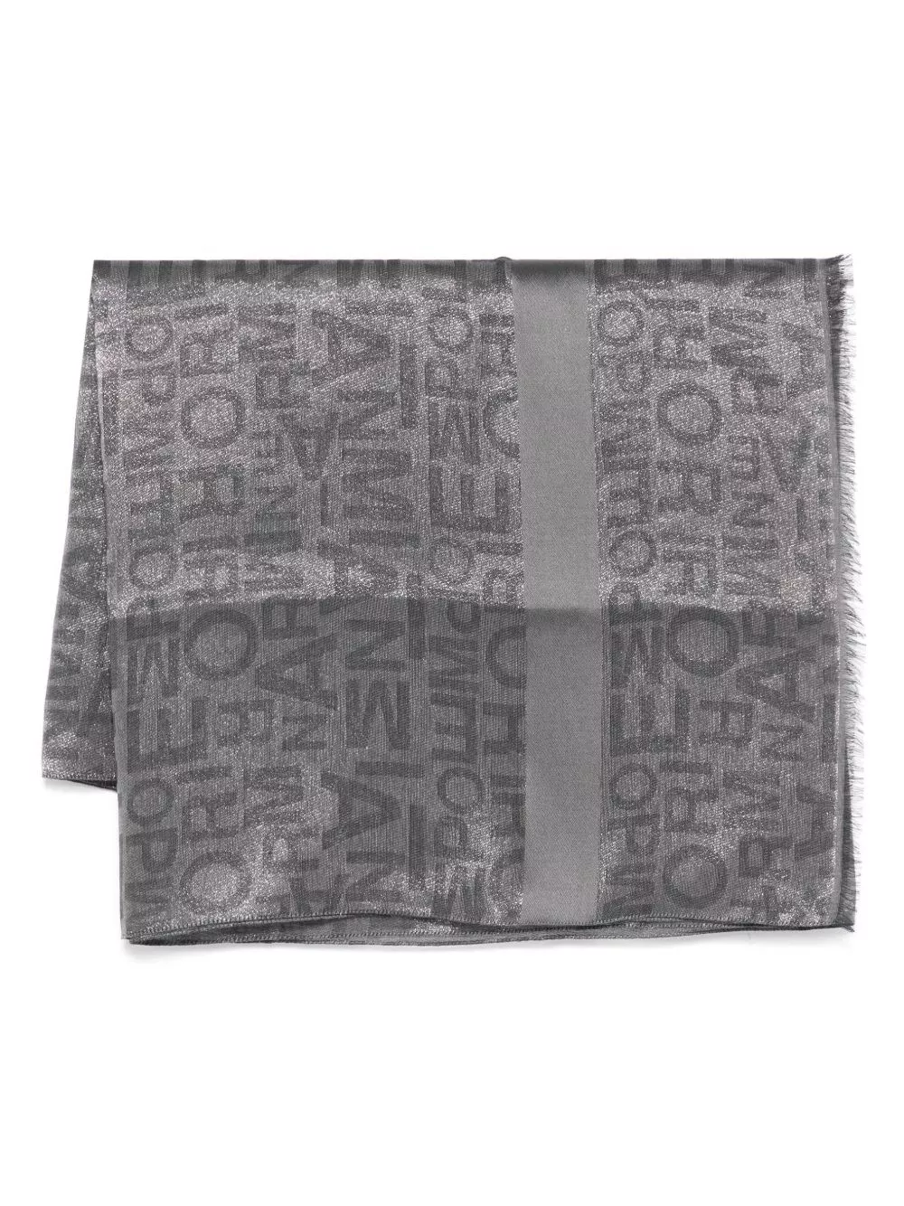 Stola con logo di Emporio armani