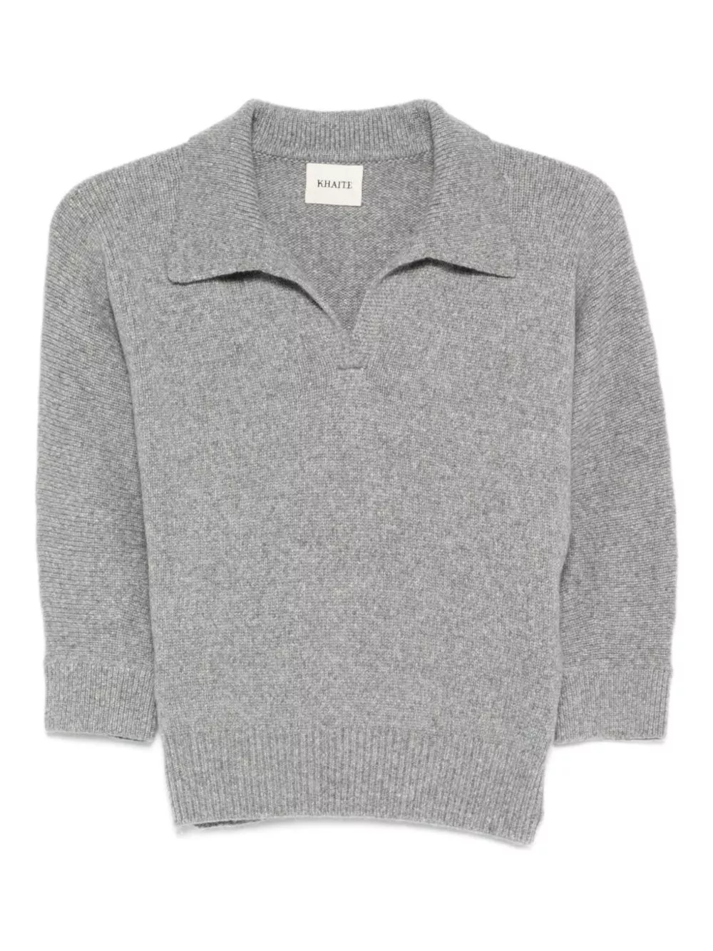 Polo herve in cashmere di Khaite