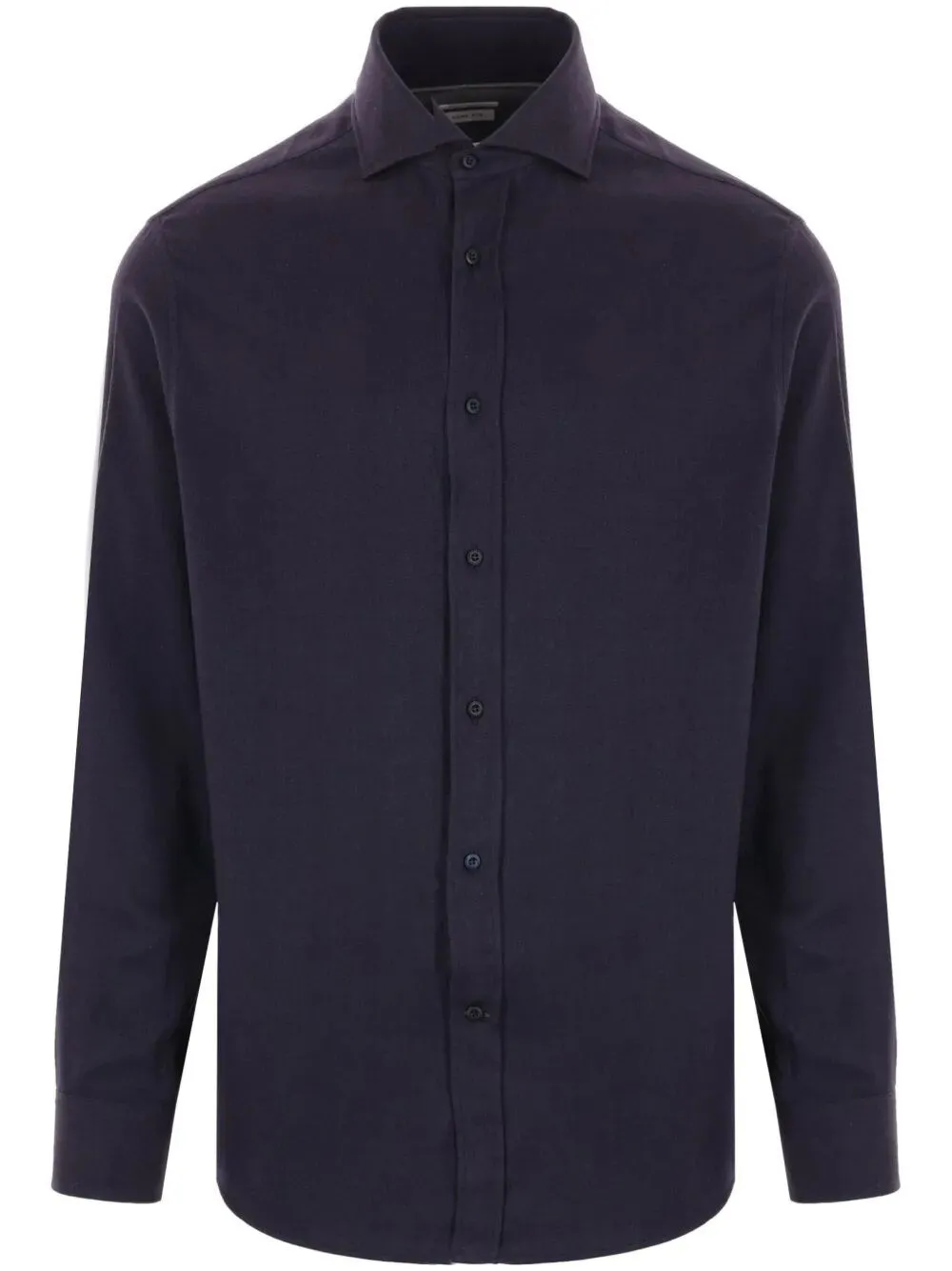 CAMICIA EFFETTO SPIGATO IN MISTO COTONE