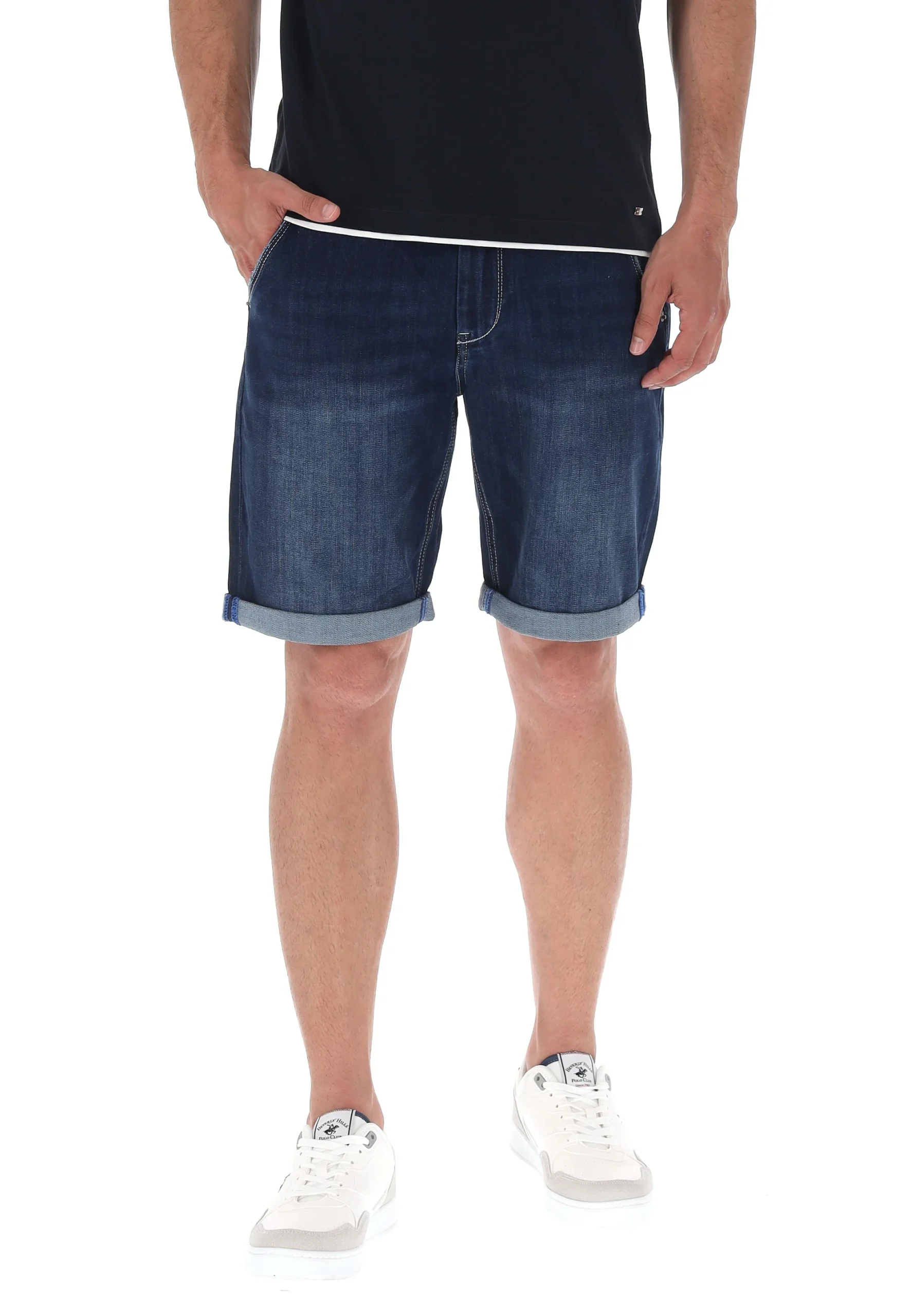 Bermuda in denim Key Jey uomo in misto cotone art. 3704