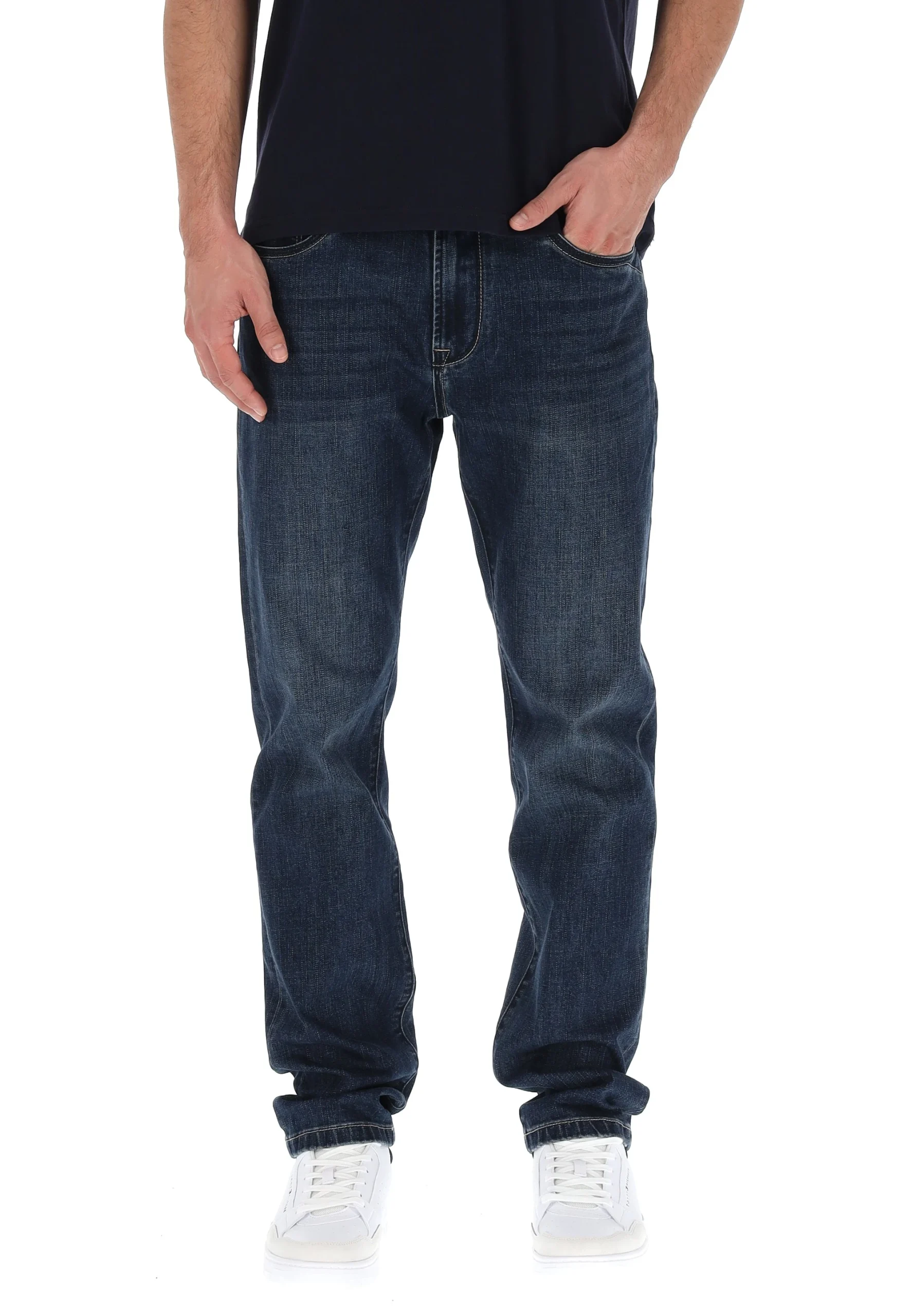 Jeans KeyJey regular uomo lavaggio scuro
