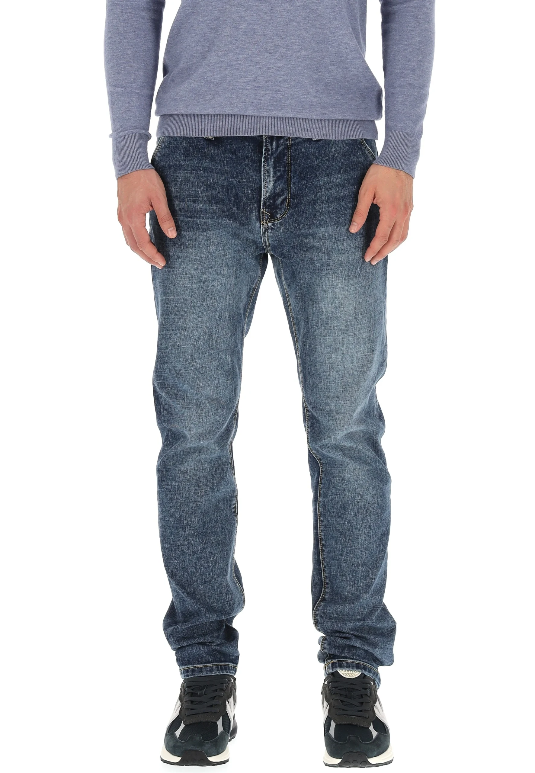 Jeans uomo KeyJey regular fit elasticizzato