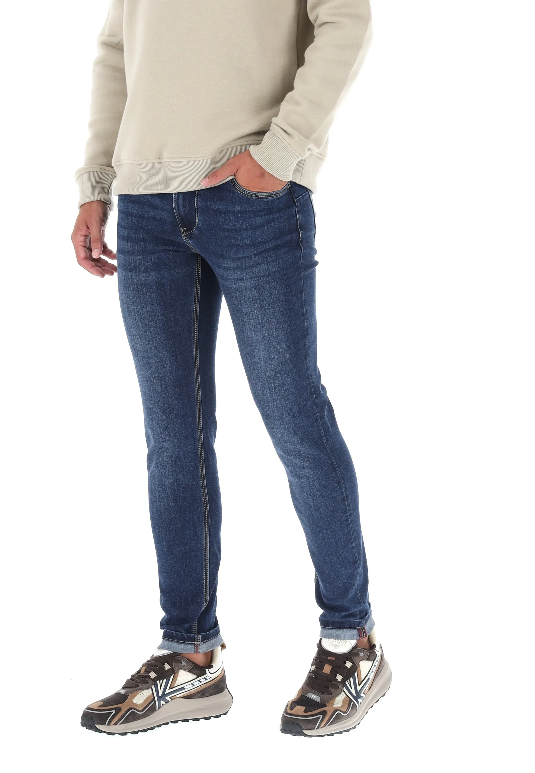 Jeans KeyJey uomo skinny fit elasticizzato 48823338