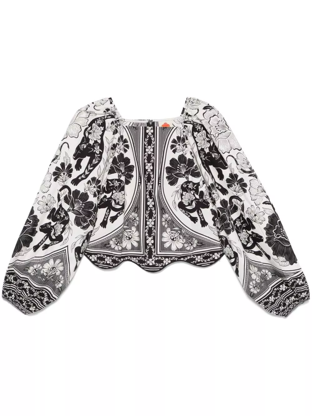 Blusa flower leopard di Farm rio