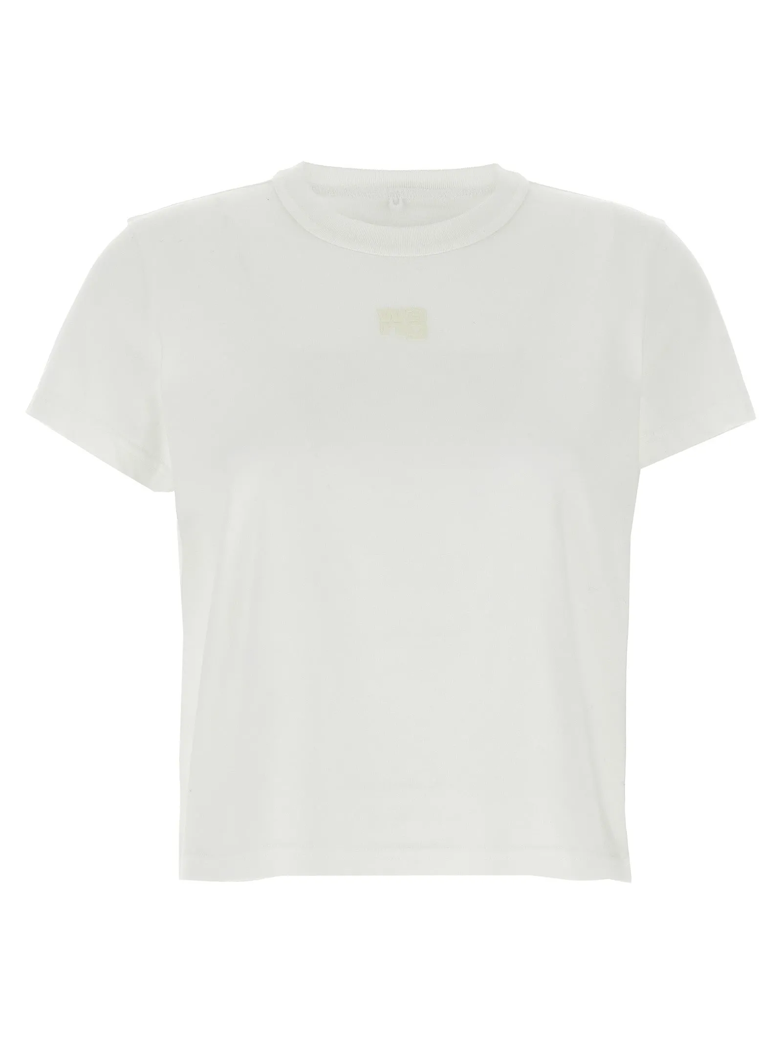 Essential Jsy Shrunk T Shirt Bianco