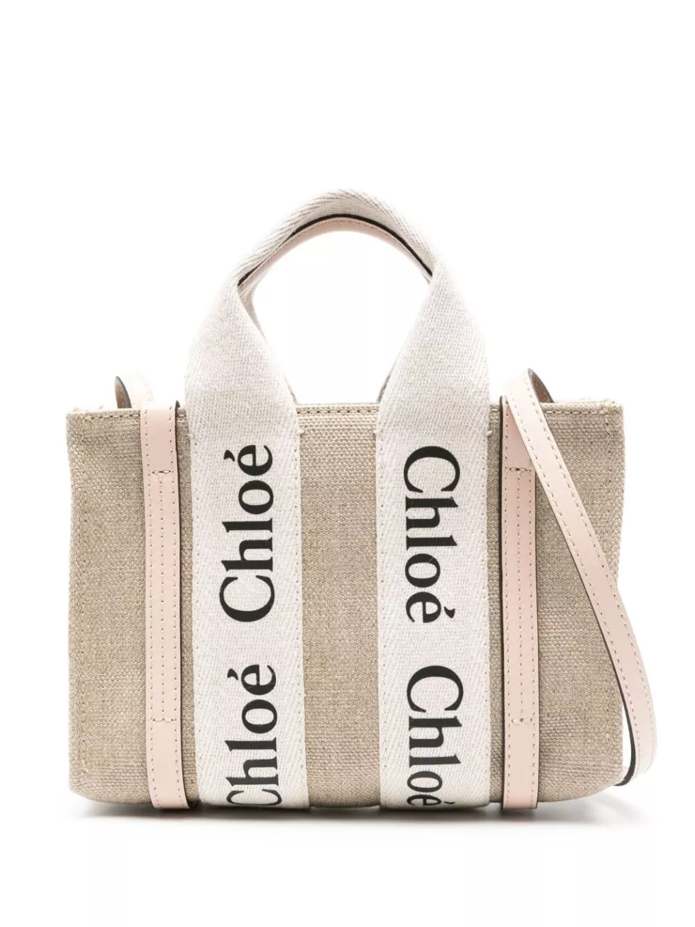 Borsa woody mini in canvas di Chloè