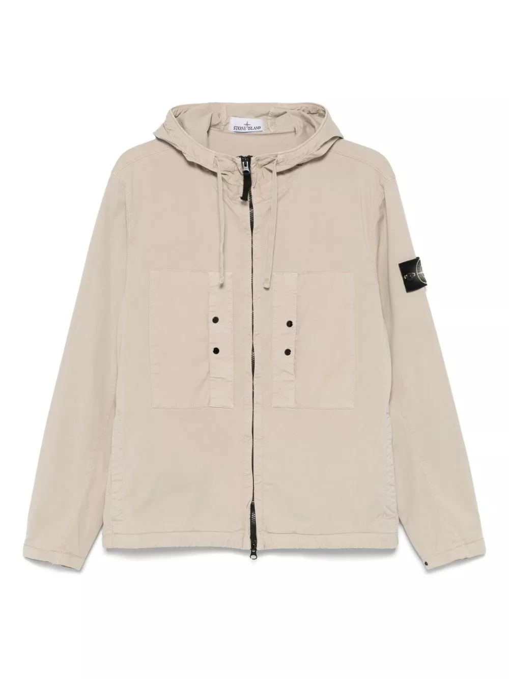 Parka corto in cotone di Stone island