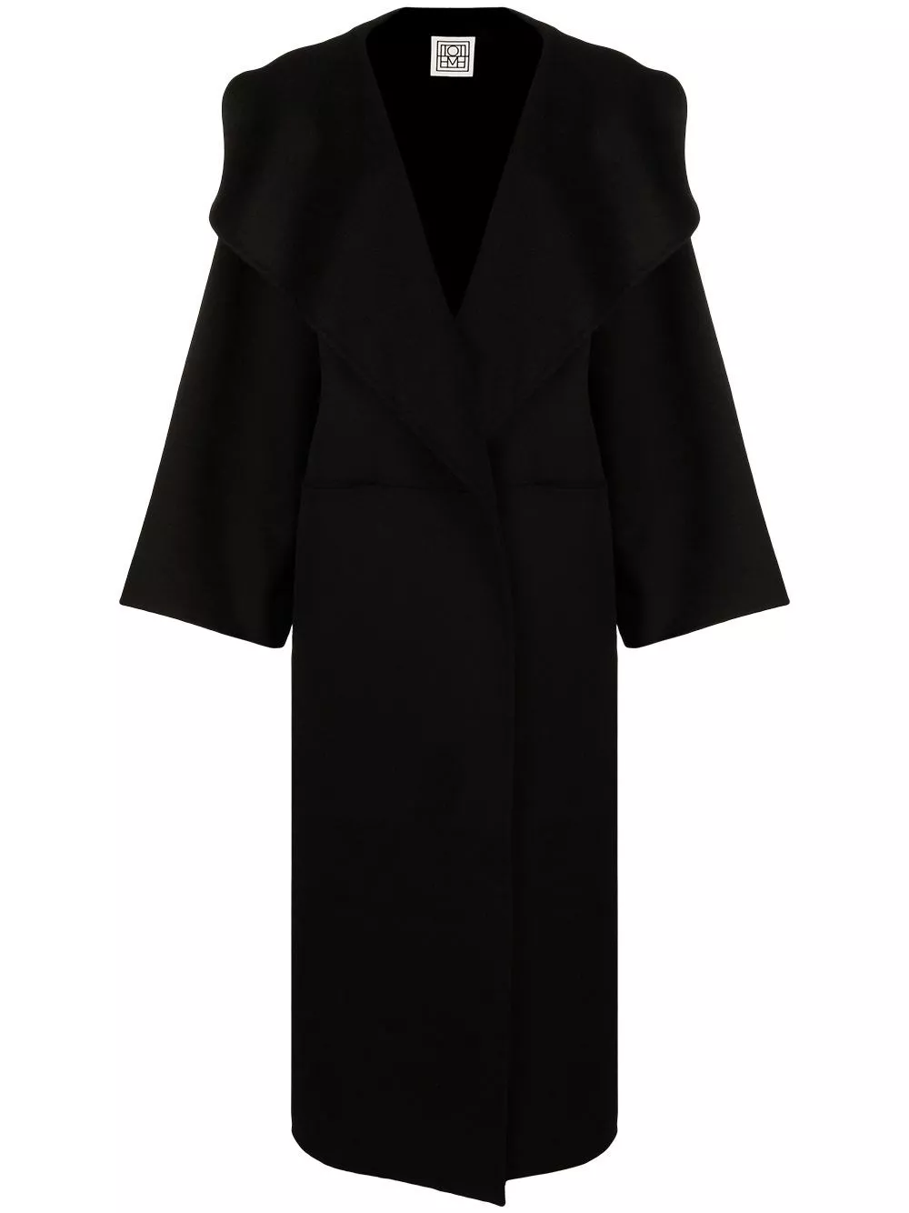 Cappotto signature in lana e cashmere di Toteme