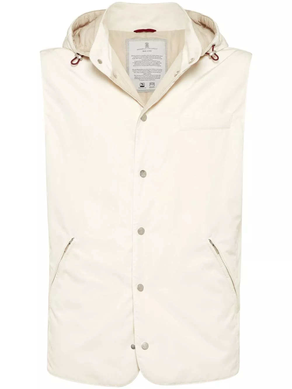 Gilet in nylon di Brunello cucinelli