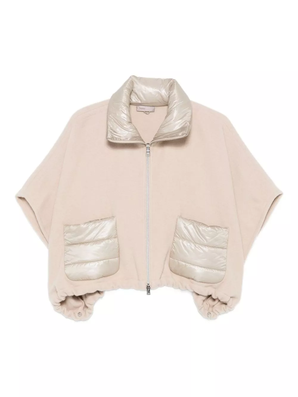 Mantella in lana e nylon di Herno