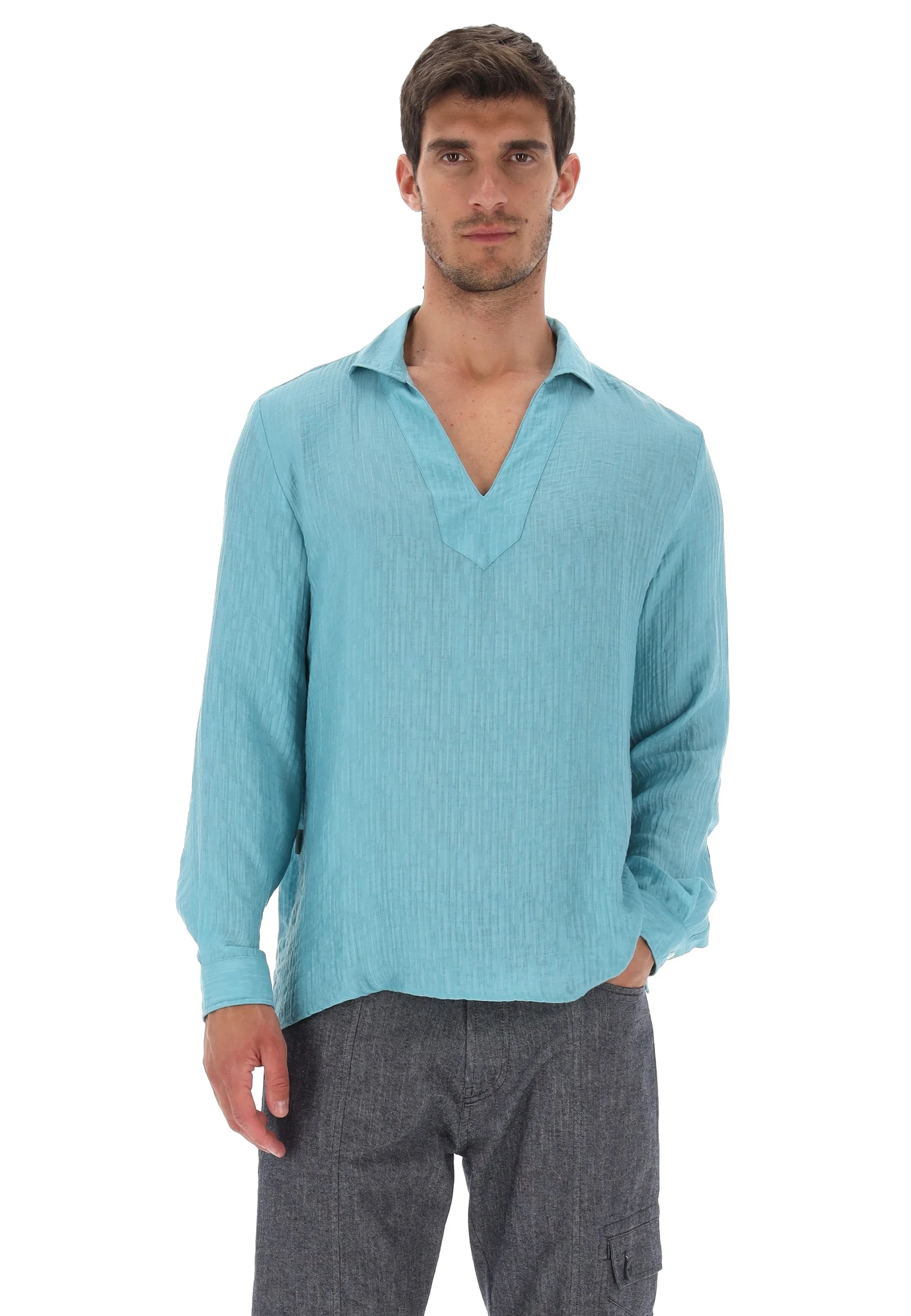 Camicia uomo Alta Tensione tinta unita DADO3369