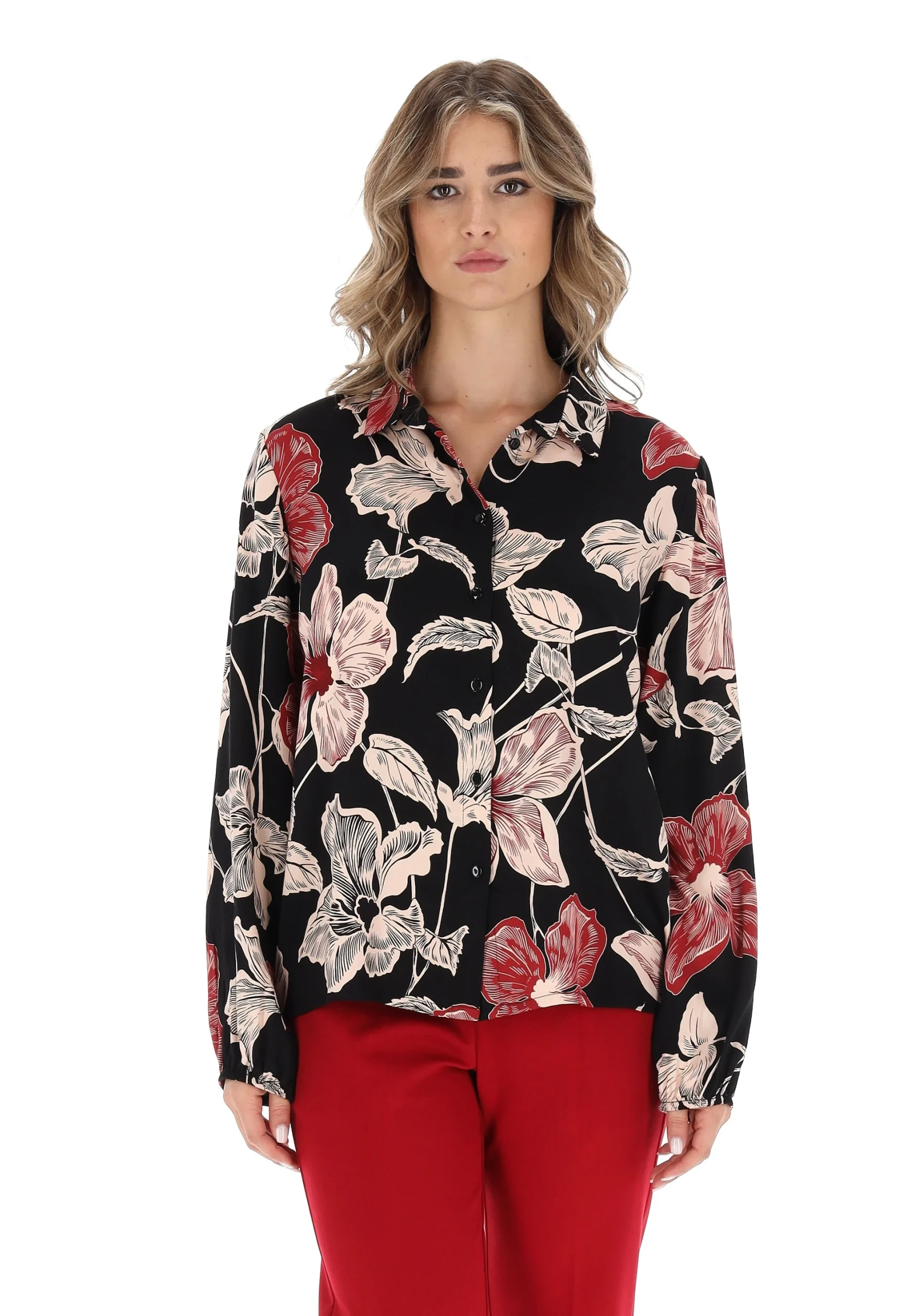 Camicetta in viscosa Main&Land donna floreale
