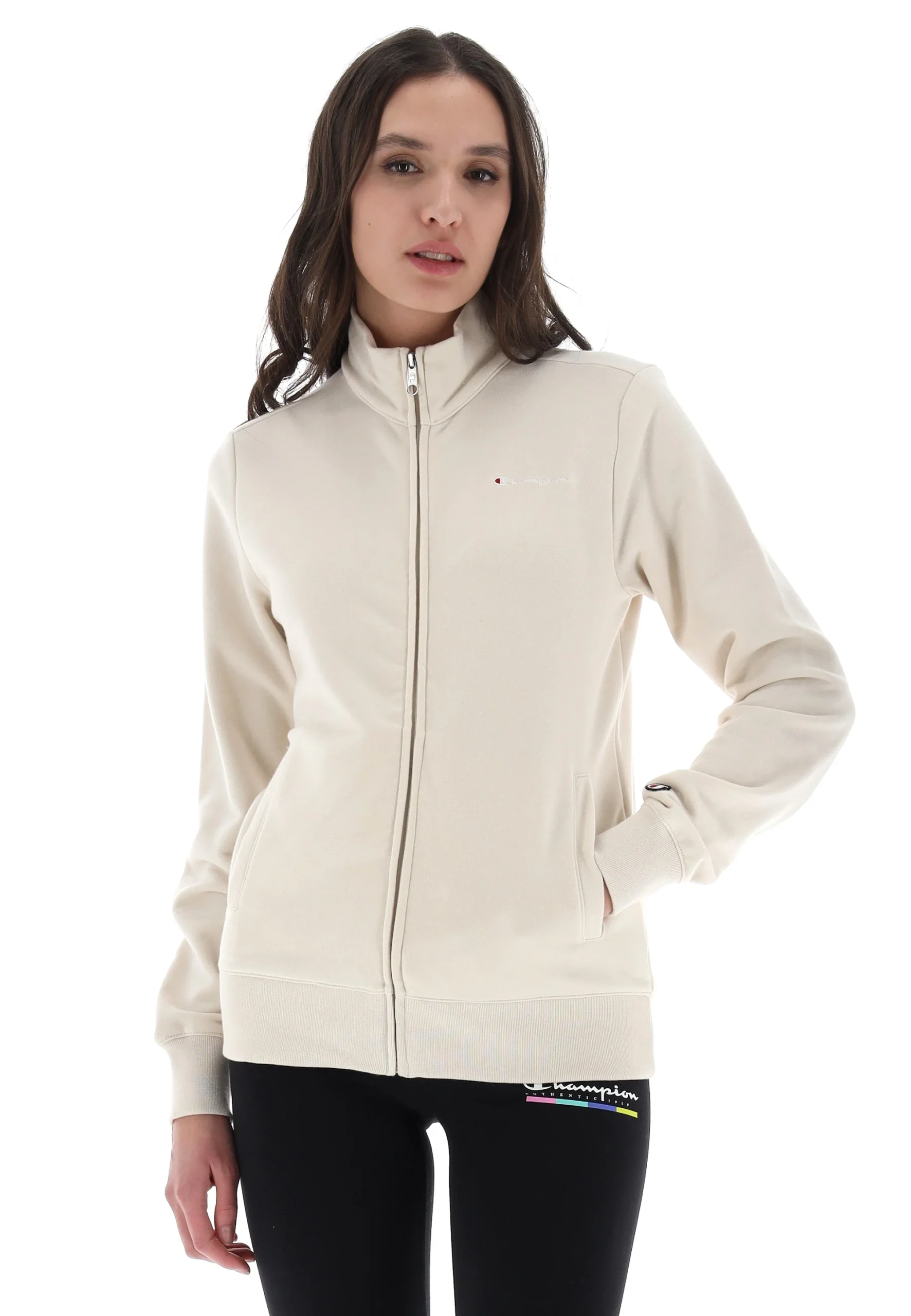 Felpa Champion donna con logo ricamato