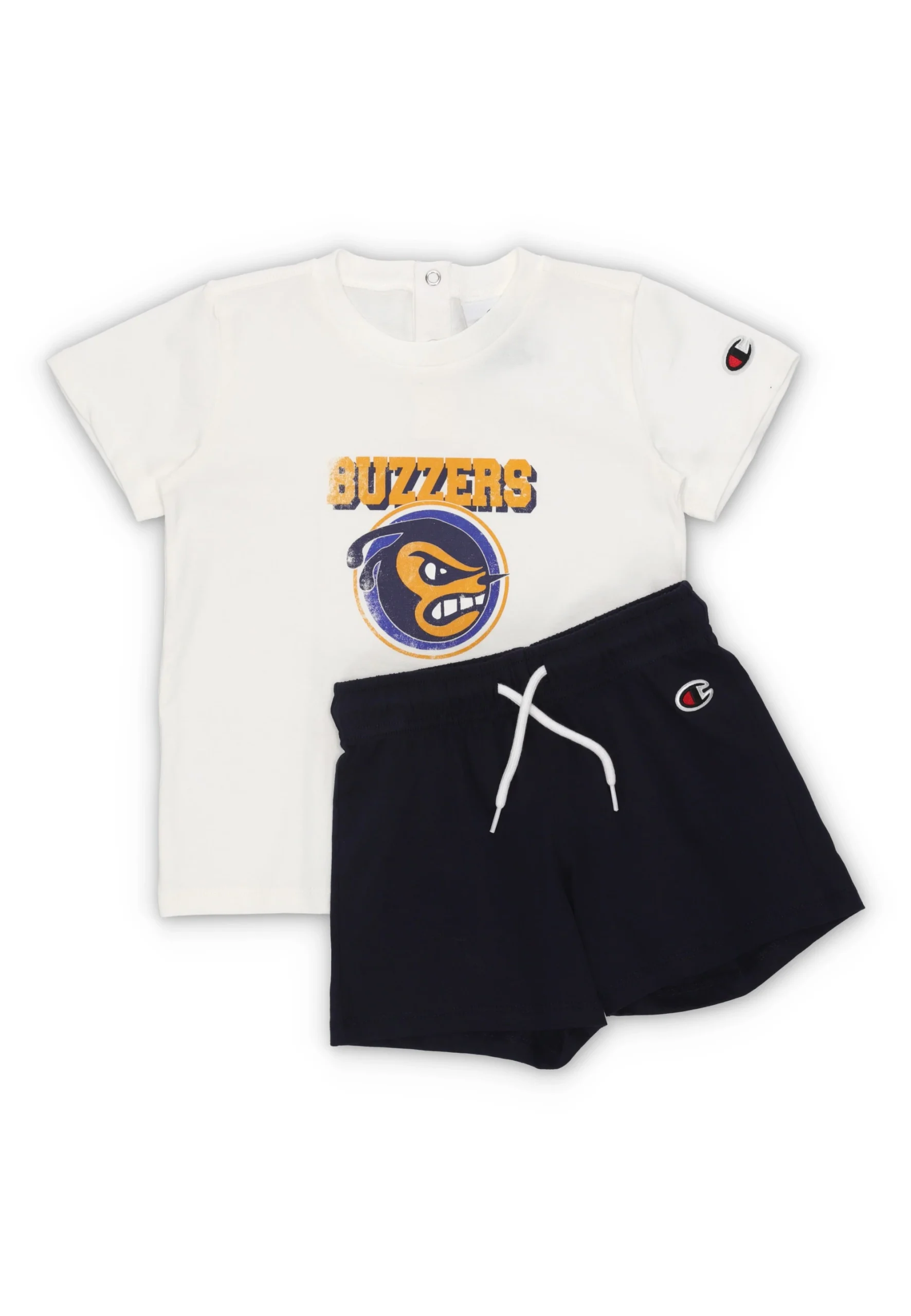 Completo Champion baby bermuda e t-shirt con stampa art. 307013