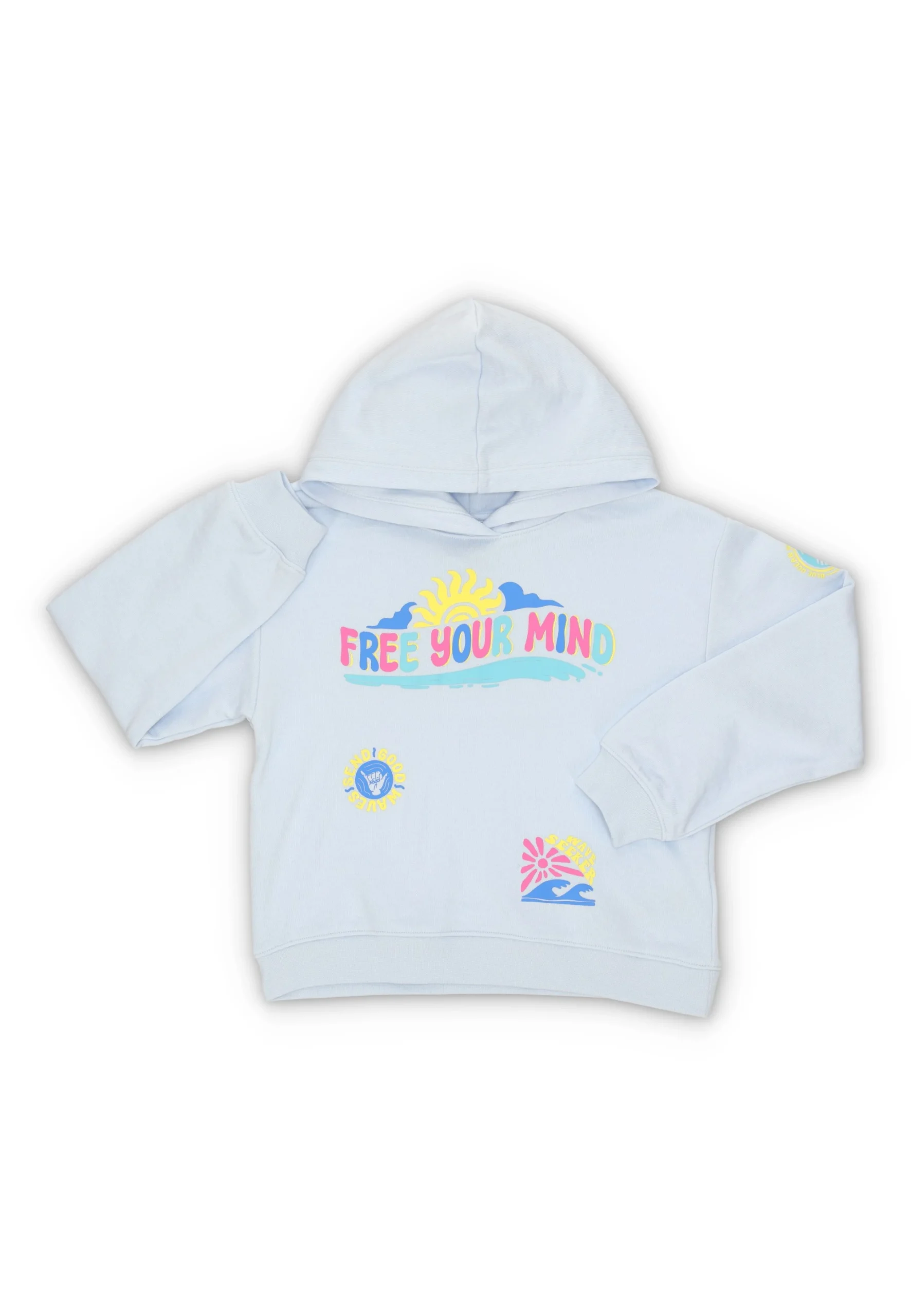 Felpa Champion ragazza art.405122 con stampe all over