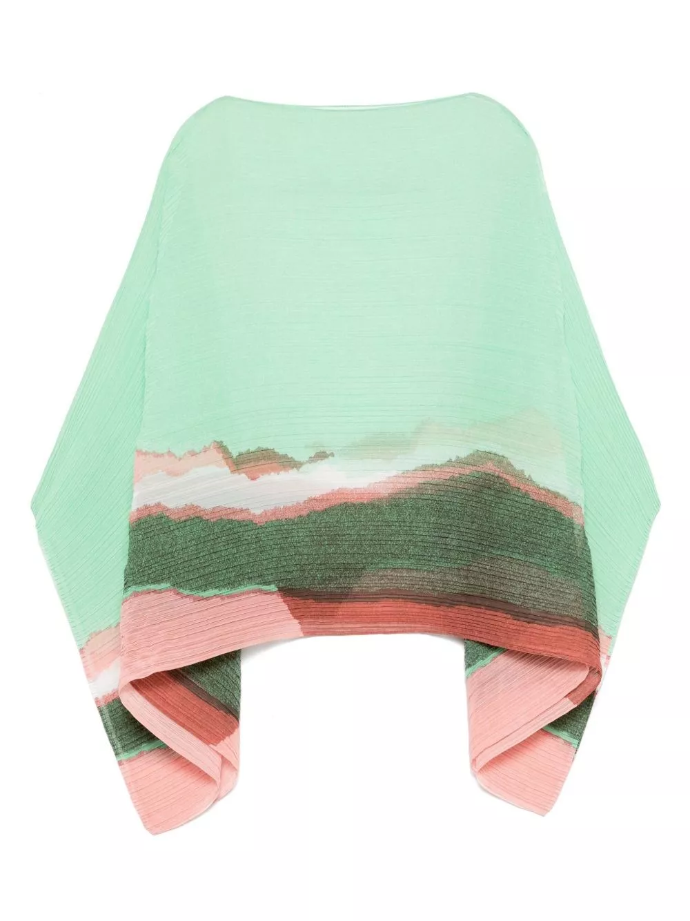 Stola stampata di Pleats please issey miyake