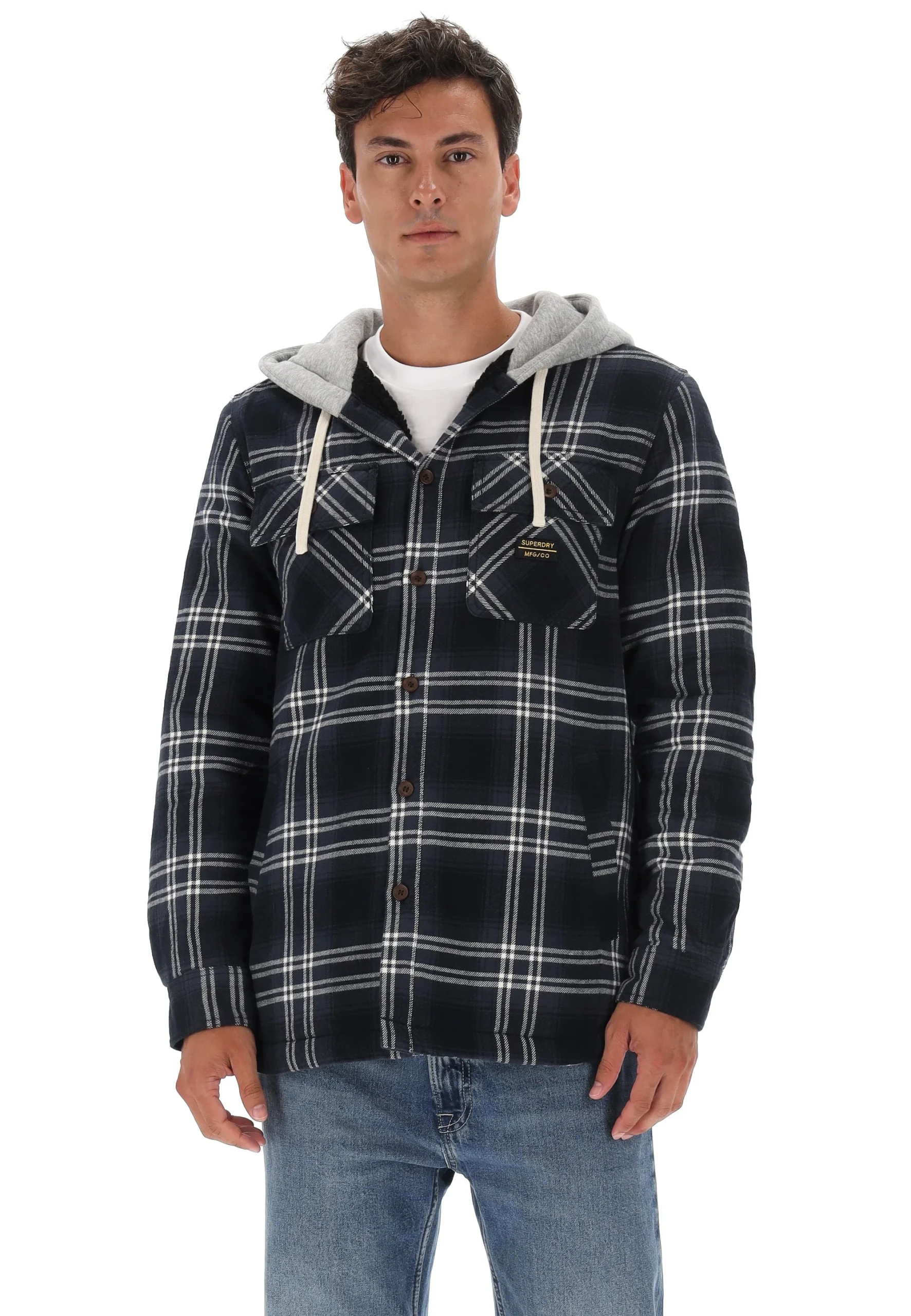 Giacca con cappuccio Superdry M4011032A