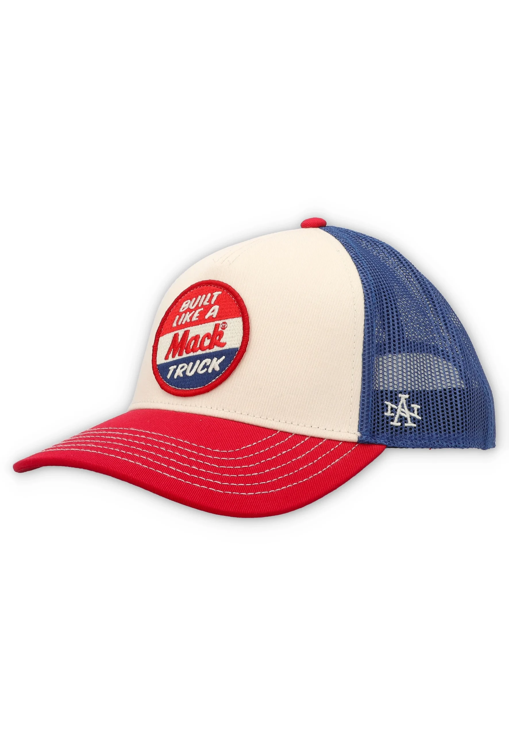 Cappello con retina frontino e patch American Needle