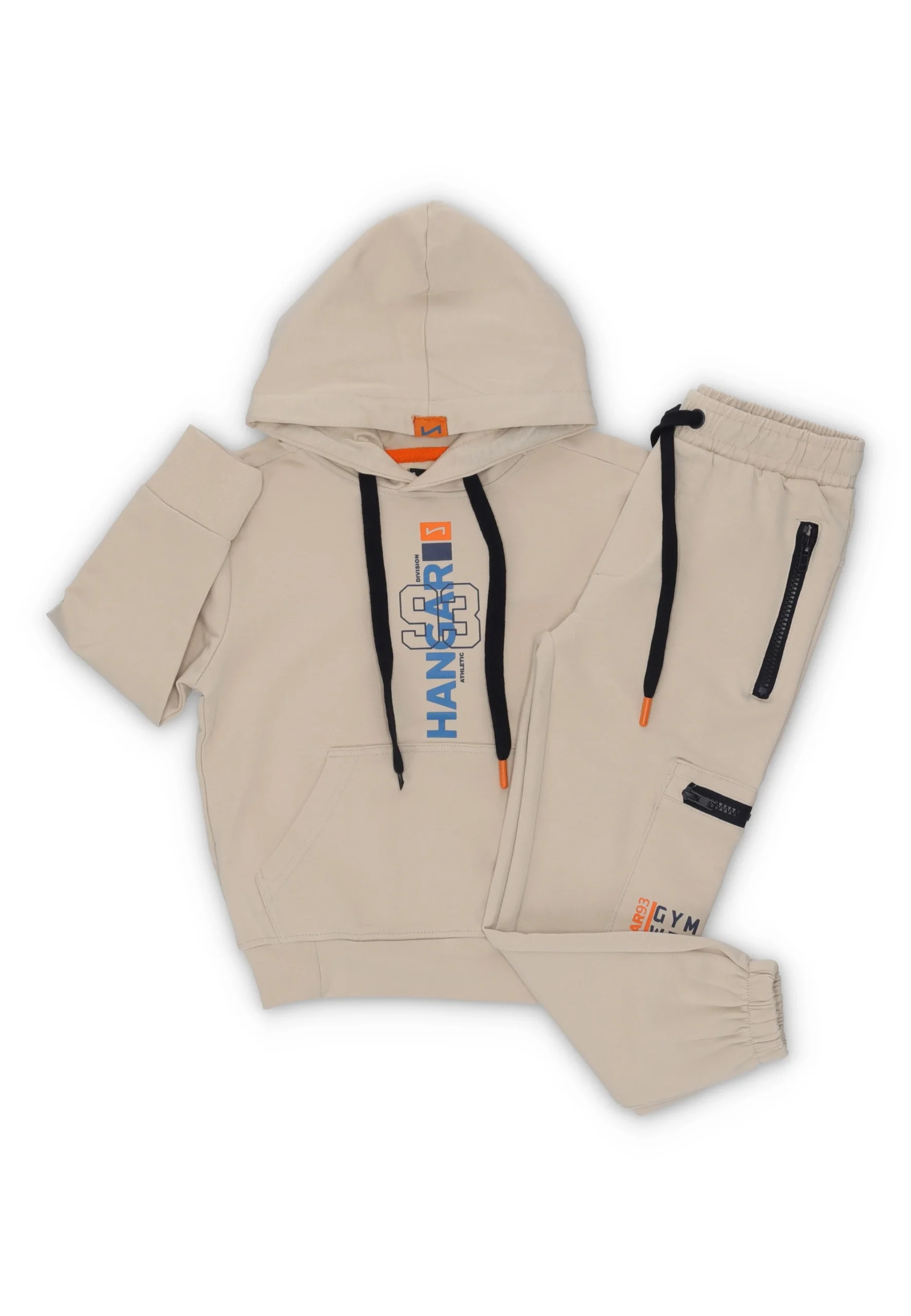 Tuta da bambino con logo centrale Hangar93