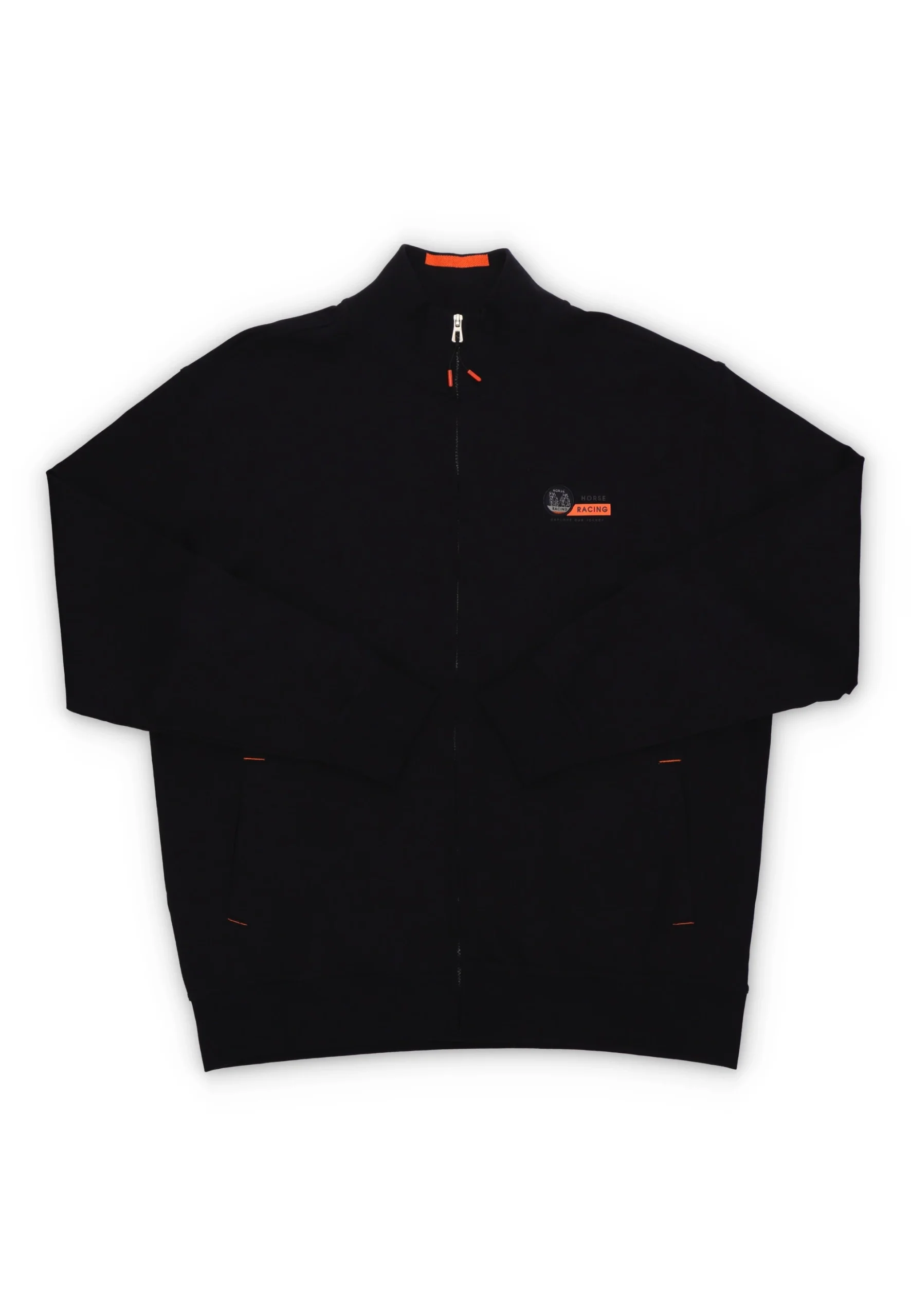 Felpa full zip Be Board comfort fit con patch