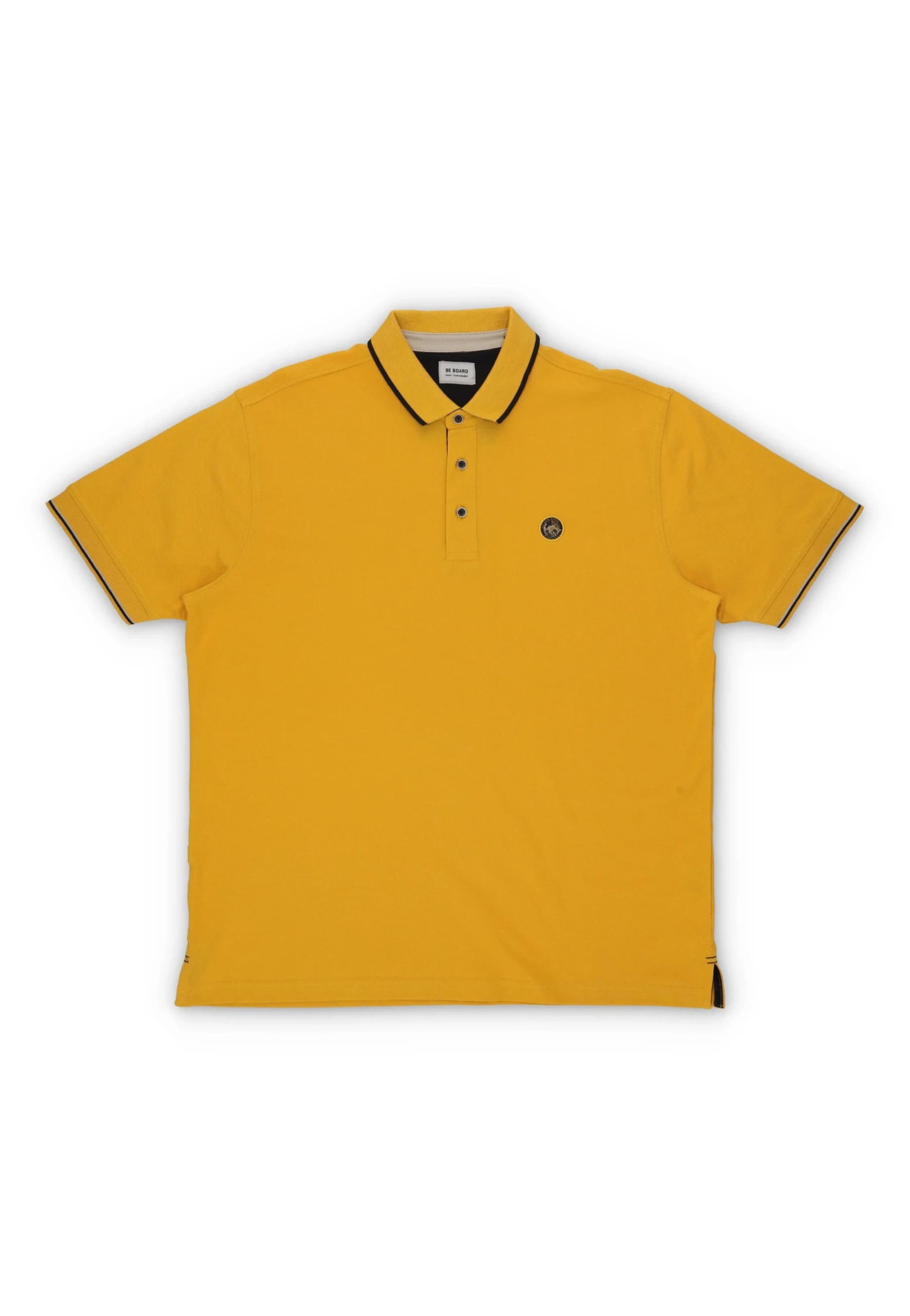 Polo piquet con bordi a contrasto comfort fit uomo Be Board