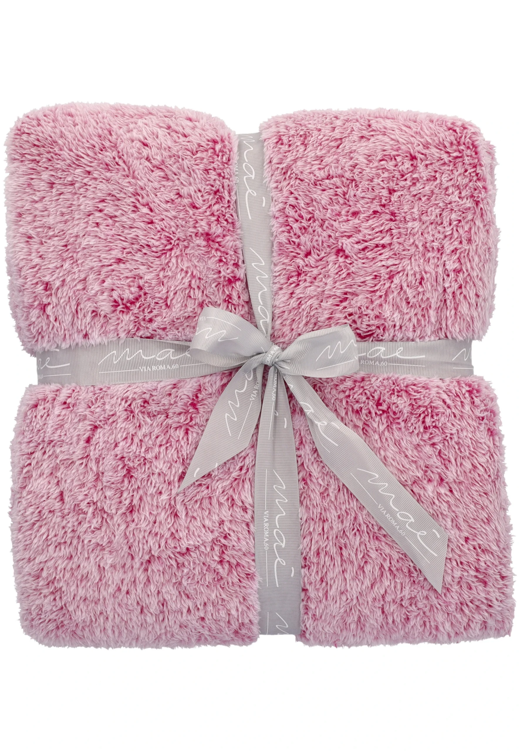 Coperta plaid Maè mod. Minni 150x190 morbida melange