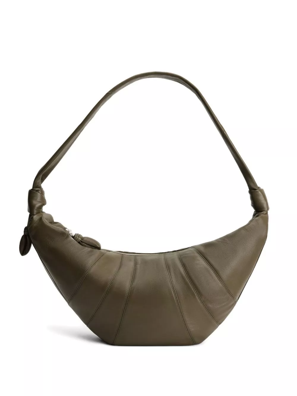 Borsa croissant grande in pelle di Lemaire