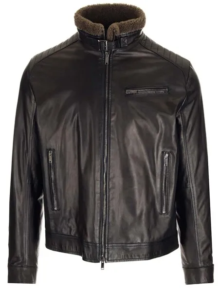 Al Duca D'aosta 1902 Uomo Giacca in pelle nera