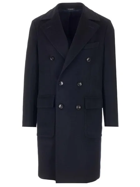 Al Duca D'aosta Uomo Cappotto doppiopetto blu navy