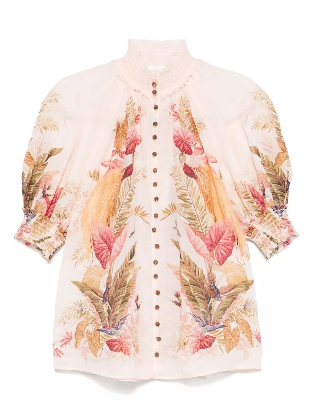 Blusa ascension stampata di Zimmermann