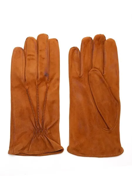 Barba Uomo Guanti ocra