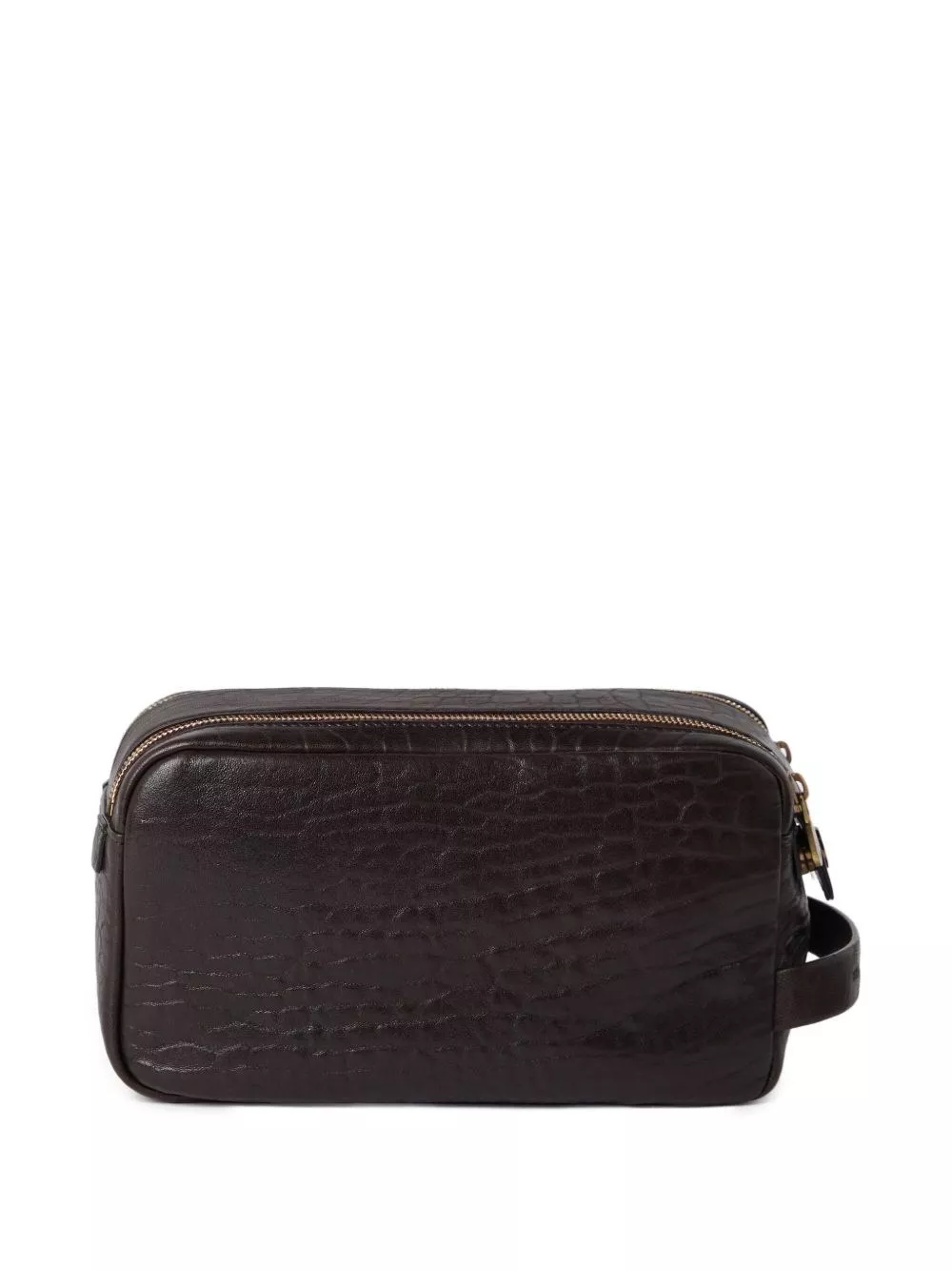 Beauty-case in pelle di Brunello cucinelli