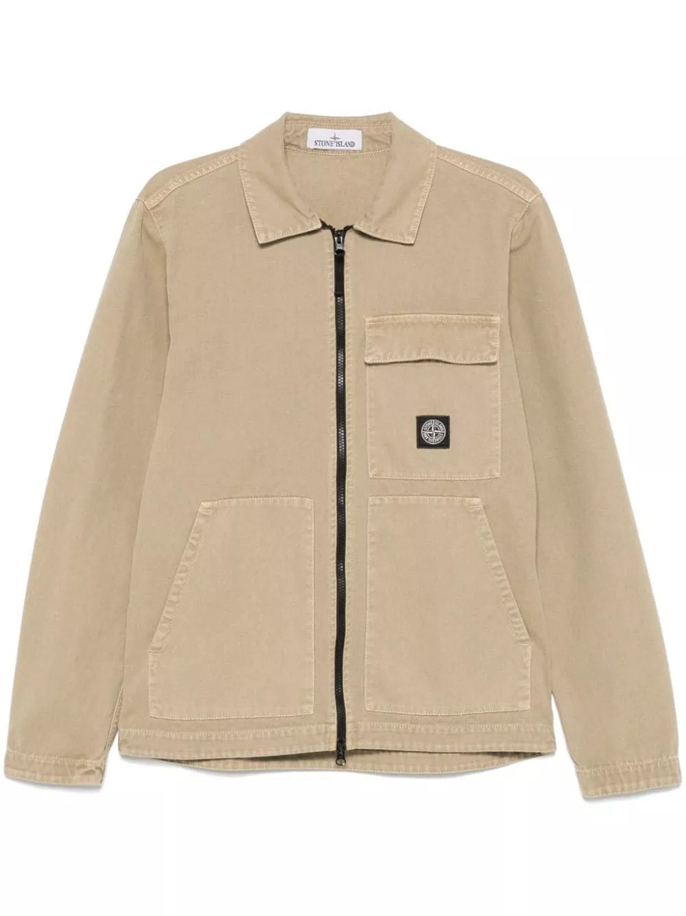 Camicia con logo di Stone island