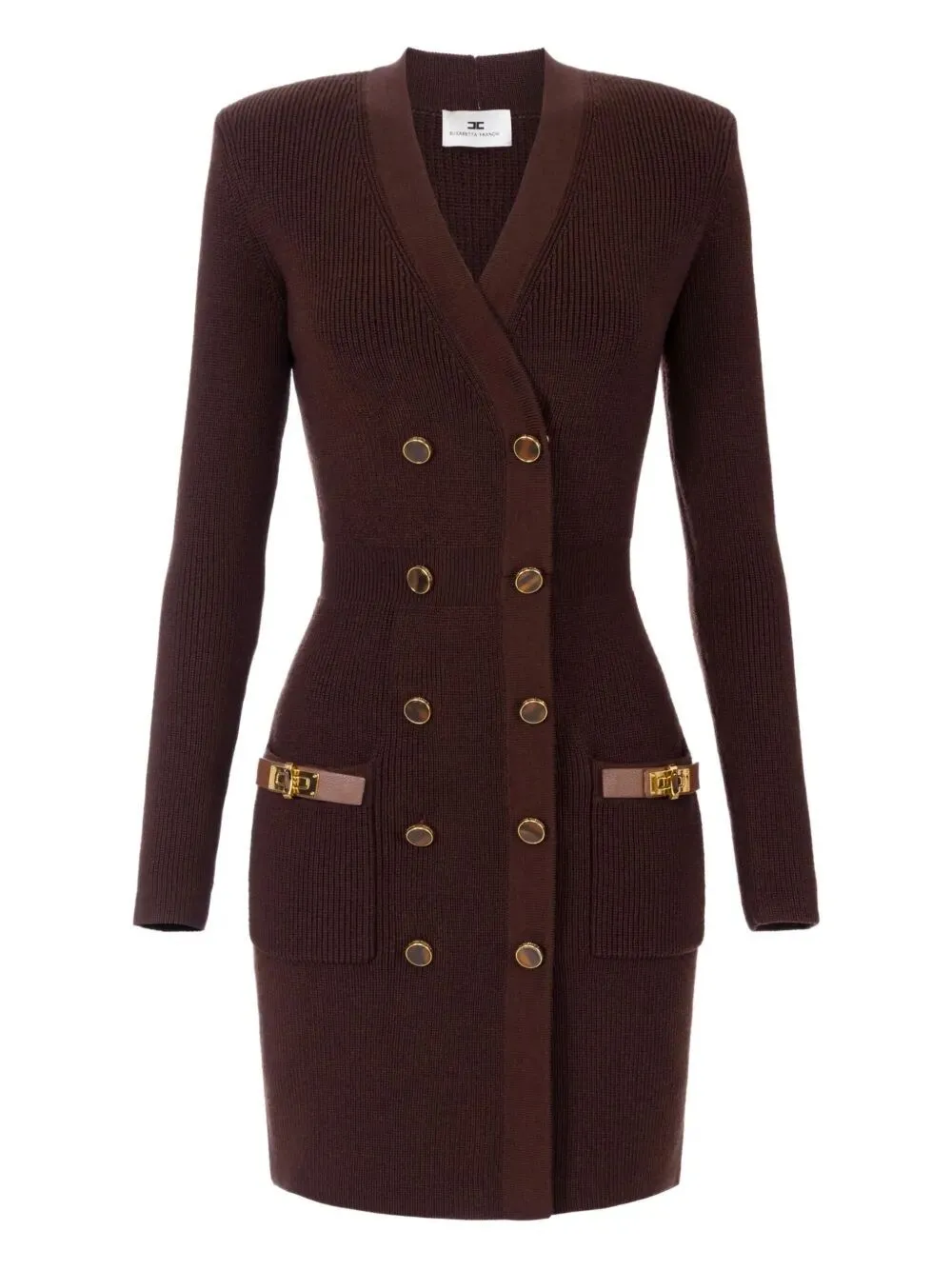 MINI ABITO IN MAGLIA CON DECORAZIONI GIOIELLO