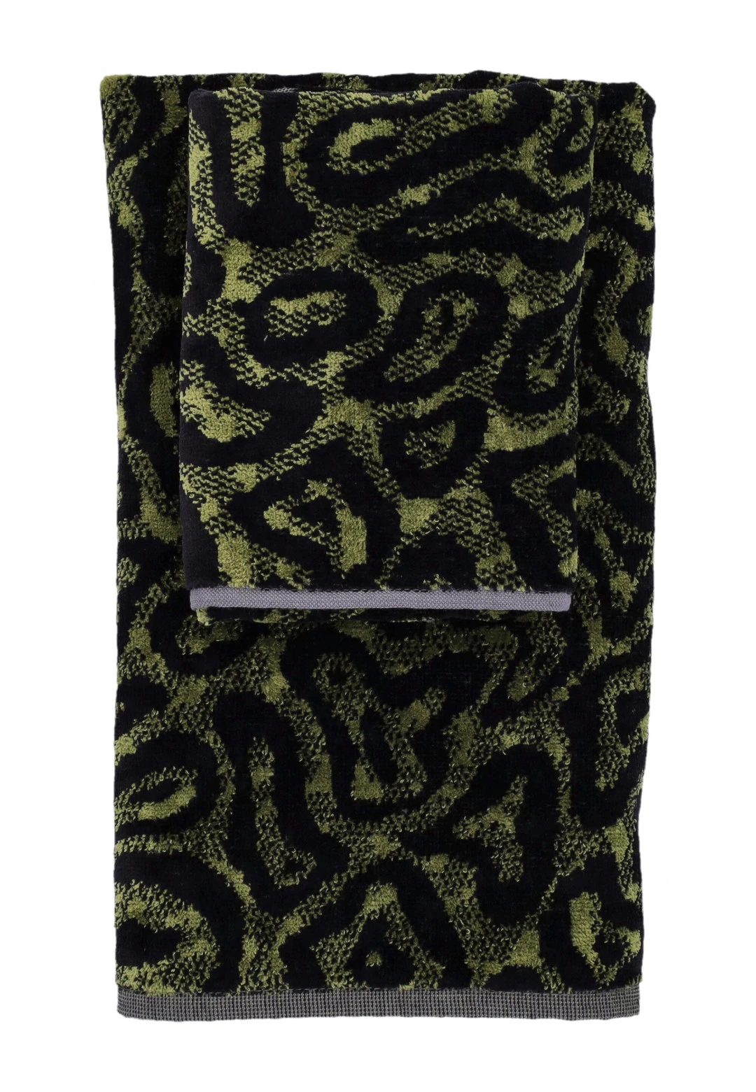 Coppia in spugna Diesel con logo e in microfantasia