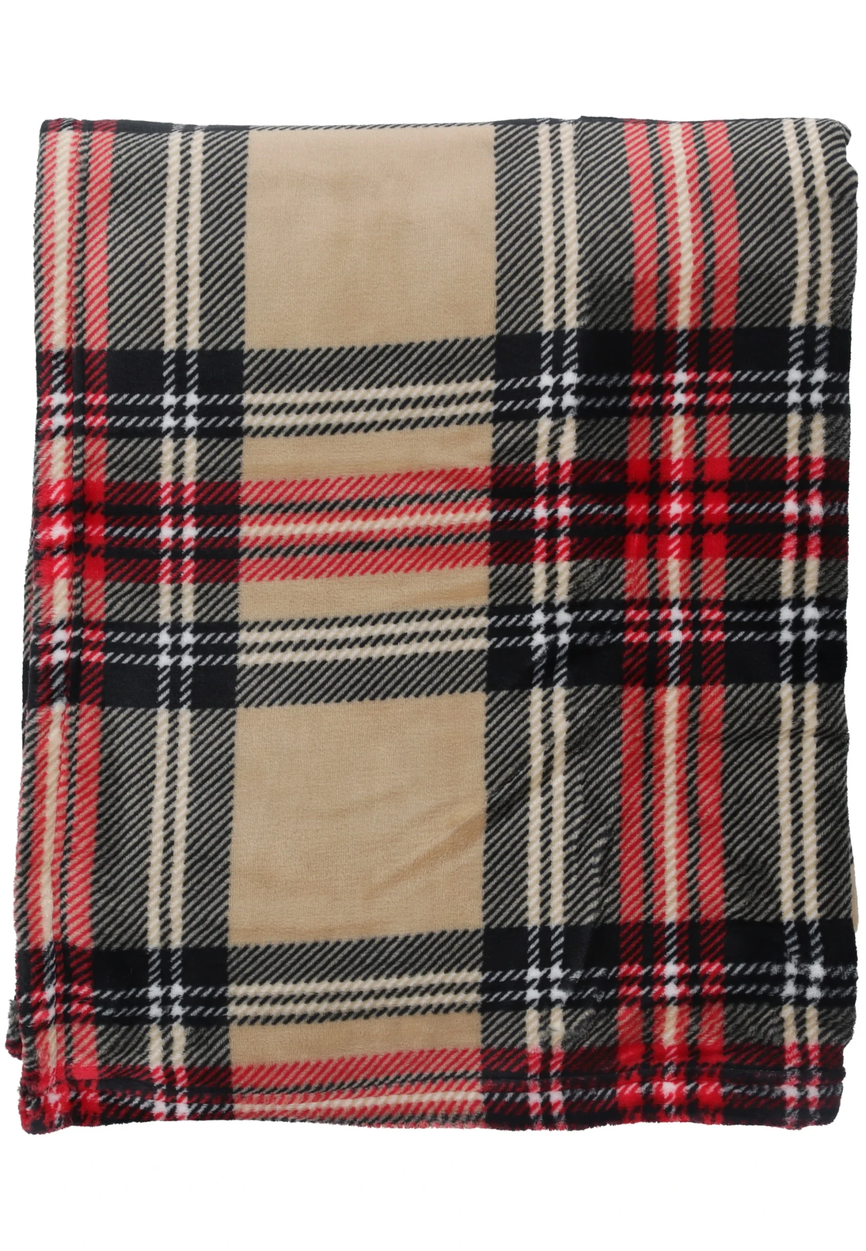 Plaid in micropile 1P in fantasia quadrettato