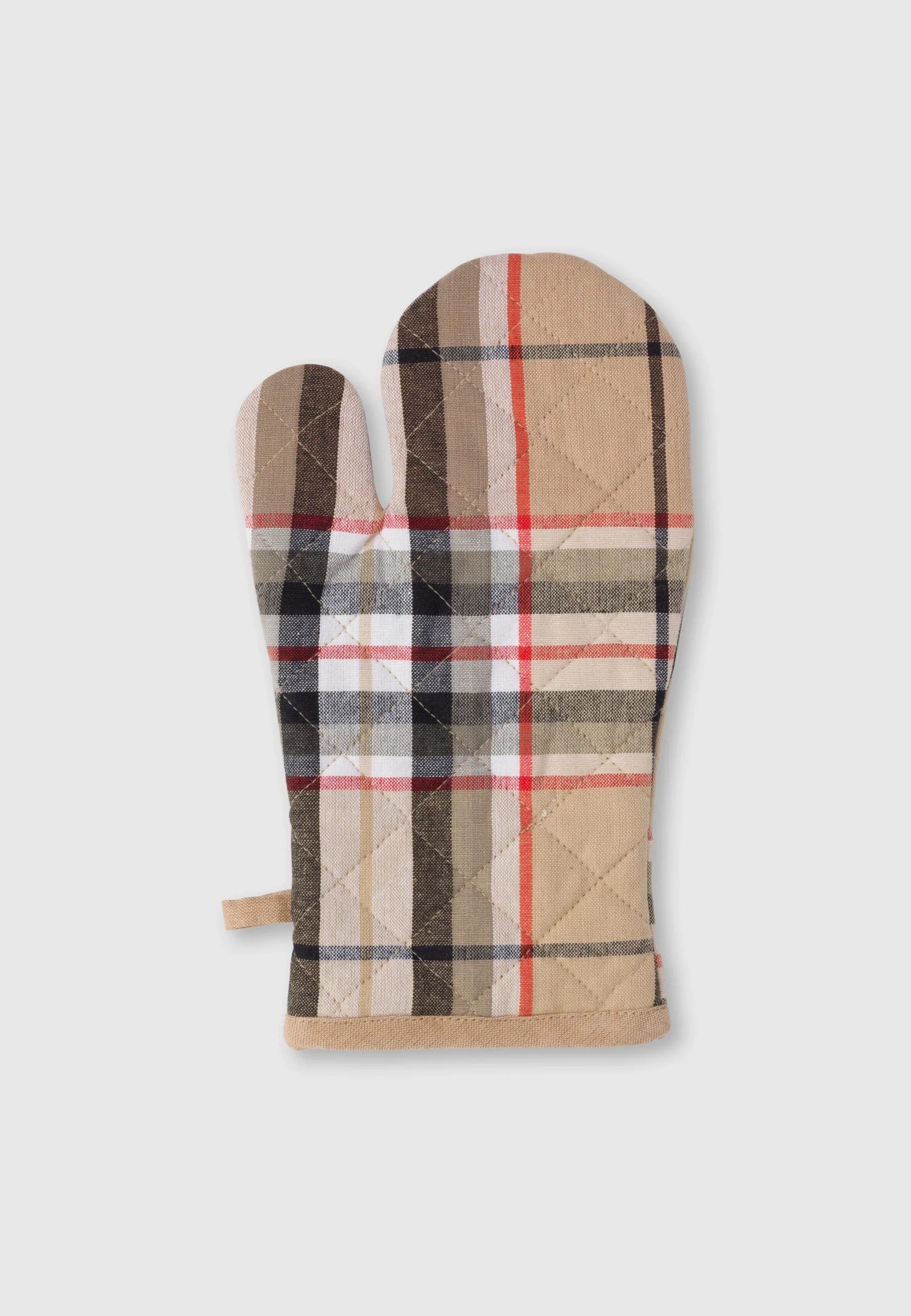 Guanto da forno Jolie mod.Madison a quadri tinto filo