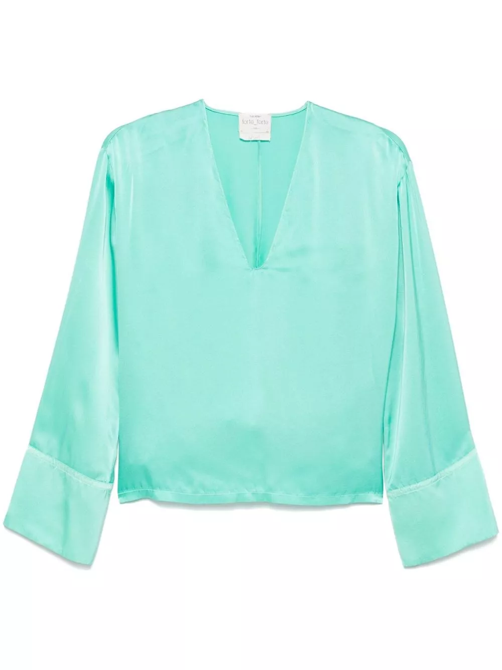 Blusa scollo v in seta di Forte forte