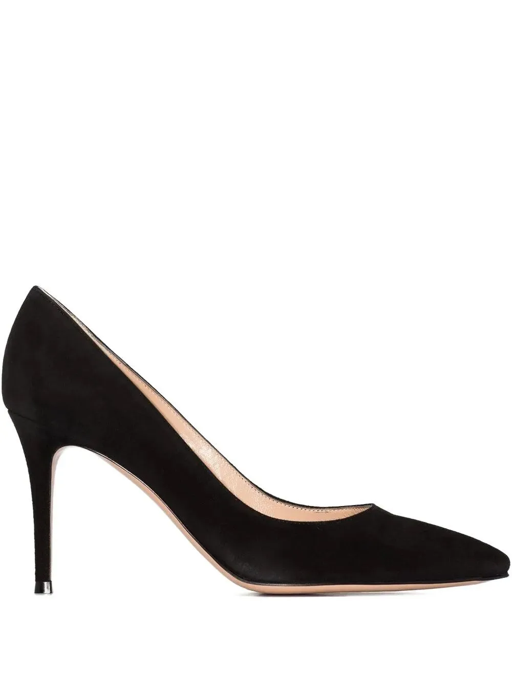 DÉCOLLETÉ GIANVITO 85 IN PELLE SCAMOSCIATA