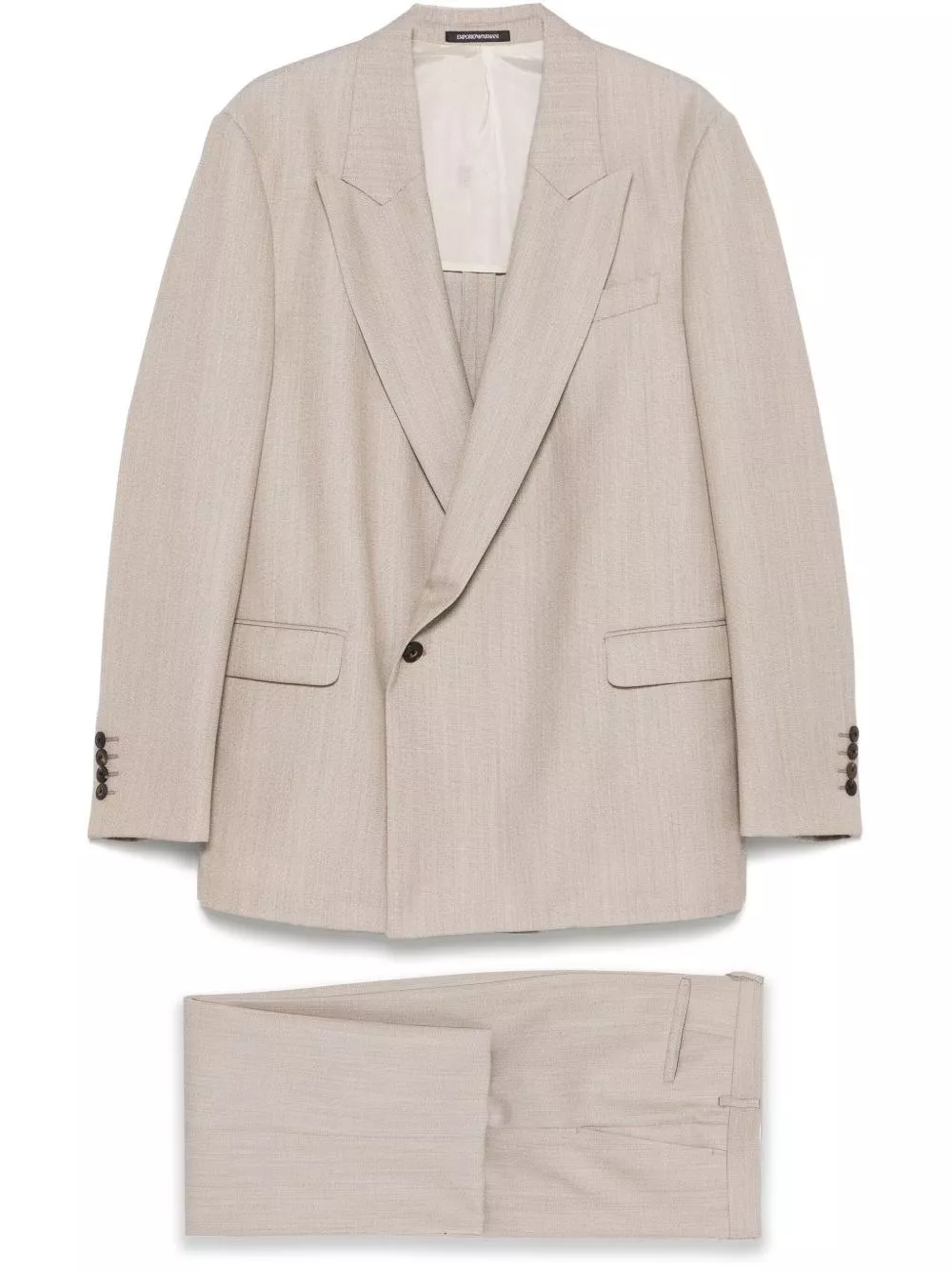 Completo monopetto in lana di Emporio armani