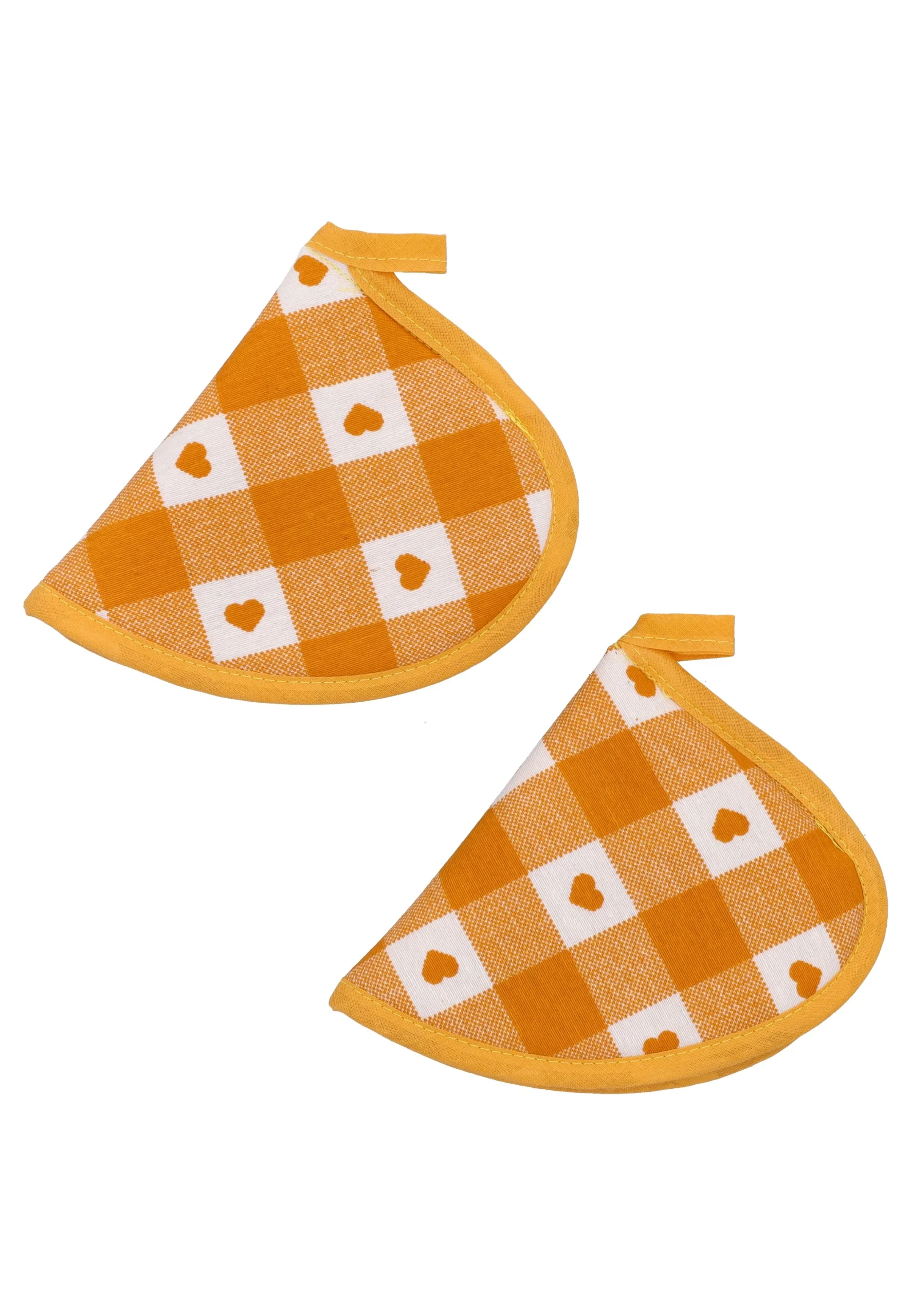 Coppia presine a cappuccio Melangio in fantasia tirolese