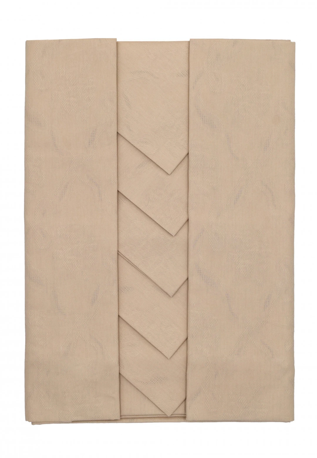 Tovaglia con tovaglioli Melangio 12 posti in fiandra jacquard