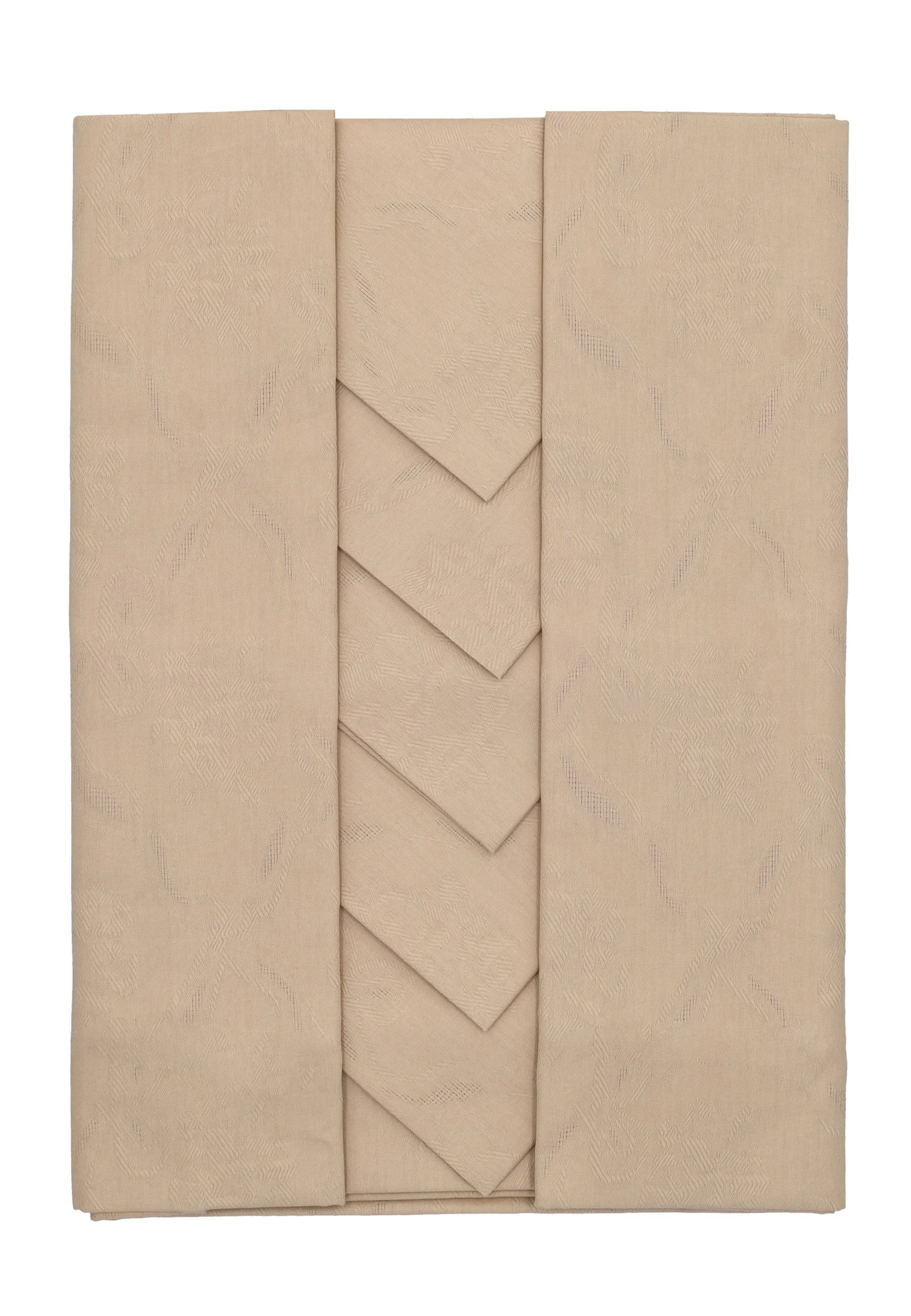 Tovaglia 150x210 con 8 tovaglioli Melangio mod. Londra fiandra