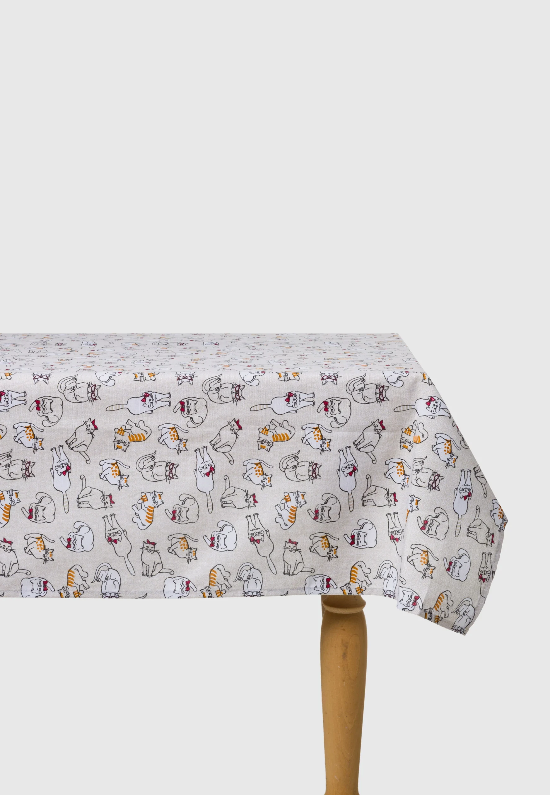 Servizio tavola 18 posti Melangio con gattini 150x360