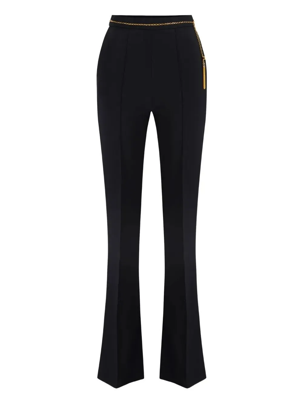 PANTALONI IN CRÊPE LEGGERO CON CATENA GIOIELLO