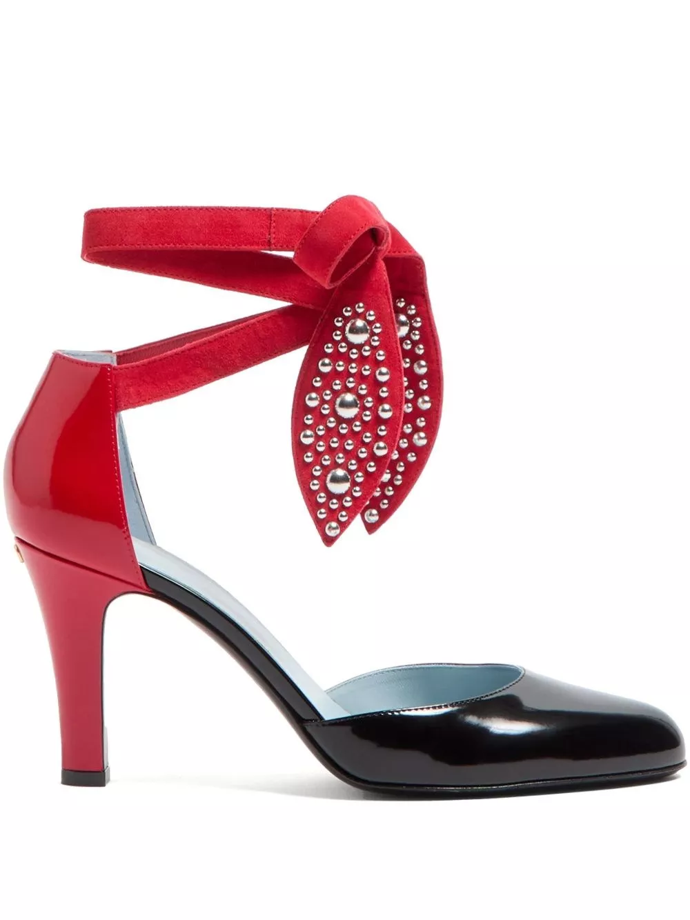 Decolleté foliefoliage in pelle di Valentino garavani