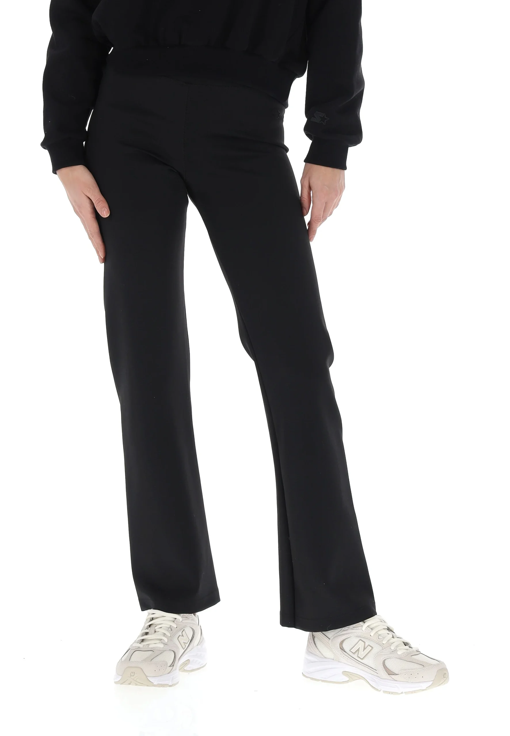 Leggings a zampa Starter donna con logo piccolo