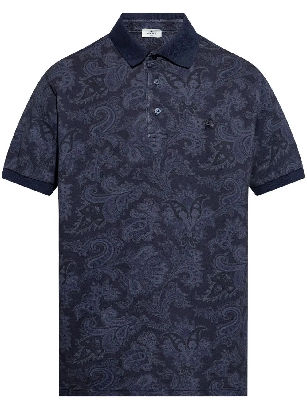 POLO CON STAMPA PAISLEY
