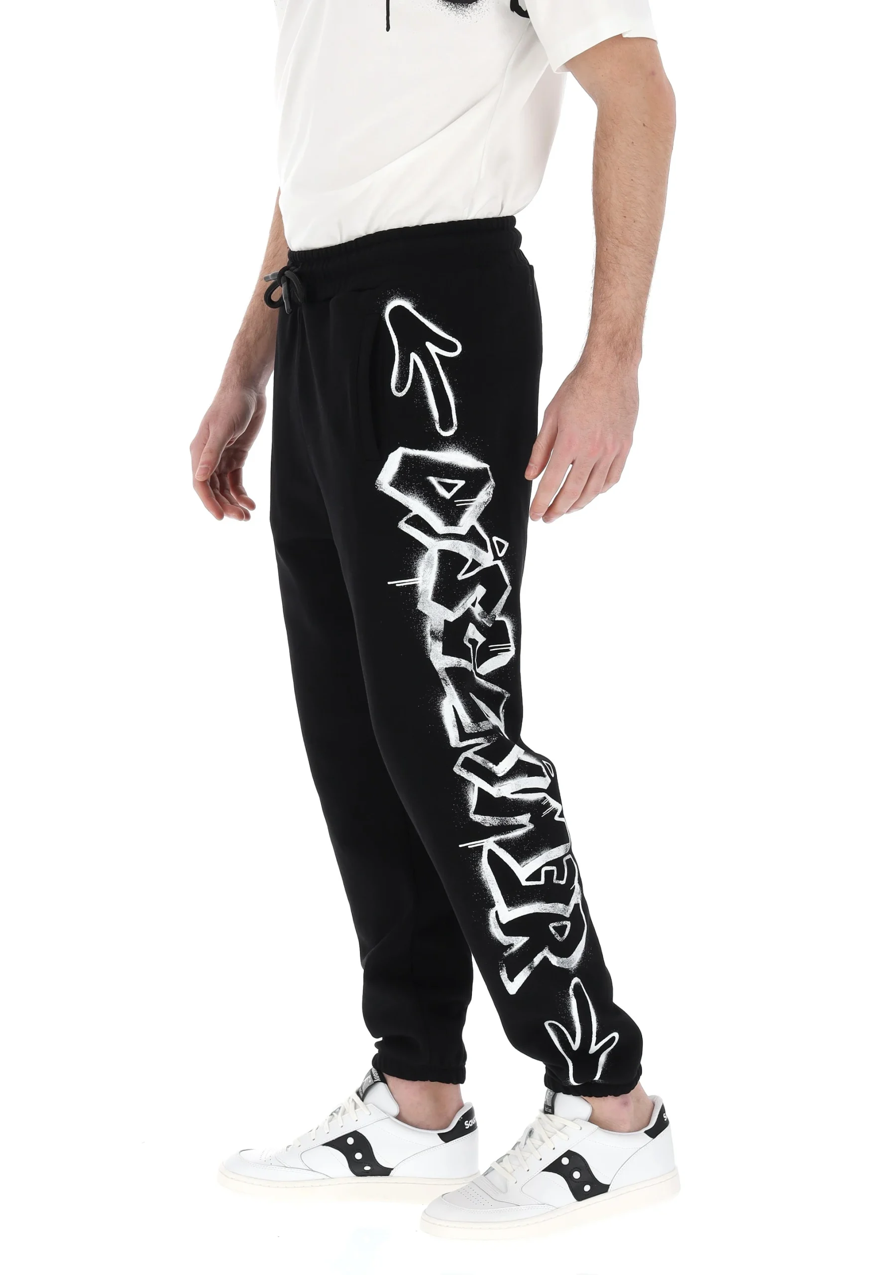Pantalone con polsini sul fondo Pyrex maxi logo laterale