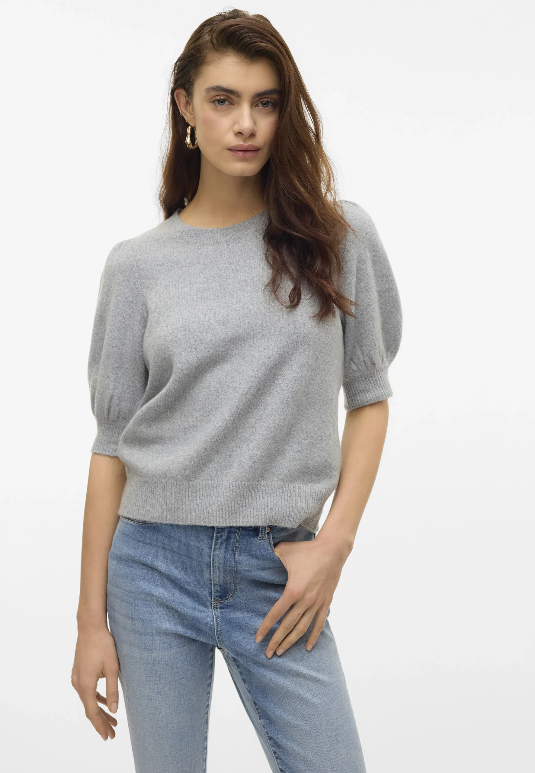 Maglia girocollo con manica corta Vero Moda